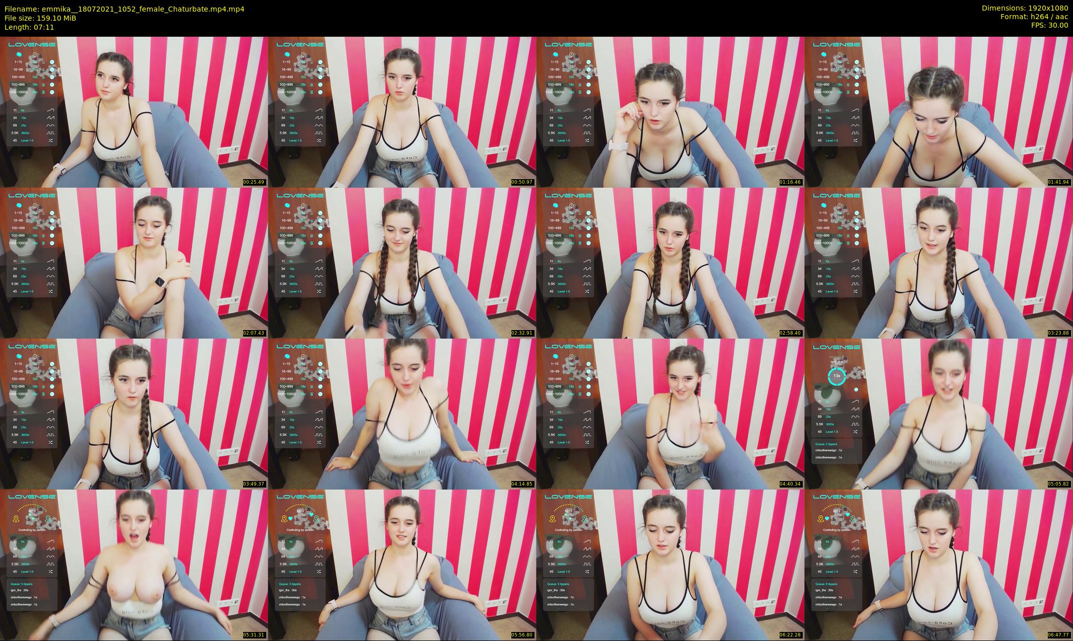 emmika_ — 8 minute Chaturbate female cam show recording, 1080p, Jul 18, 2021