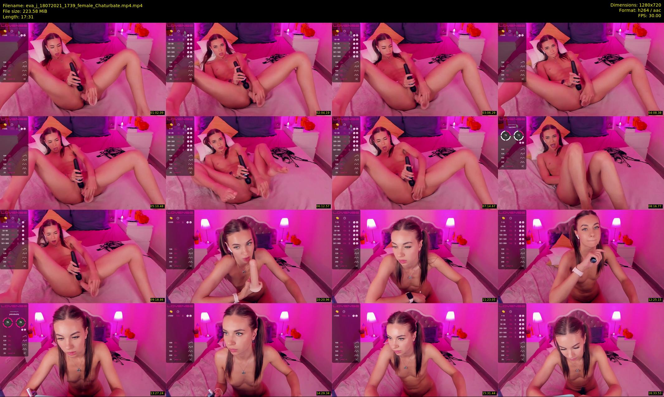 eva_j — 18 minute Chaturbate female cam show recording, 720p, Jul 18, 2021