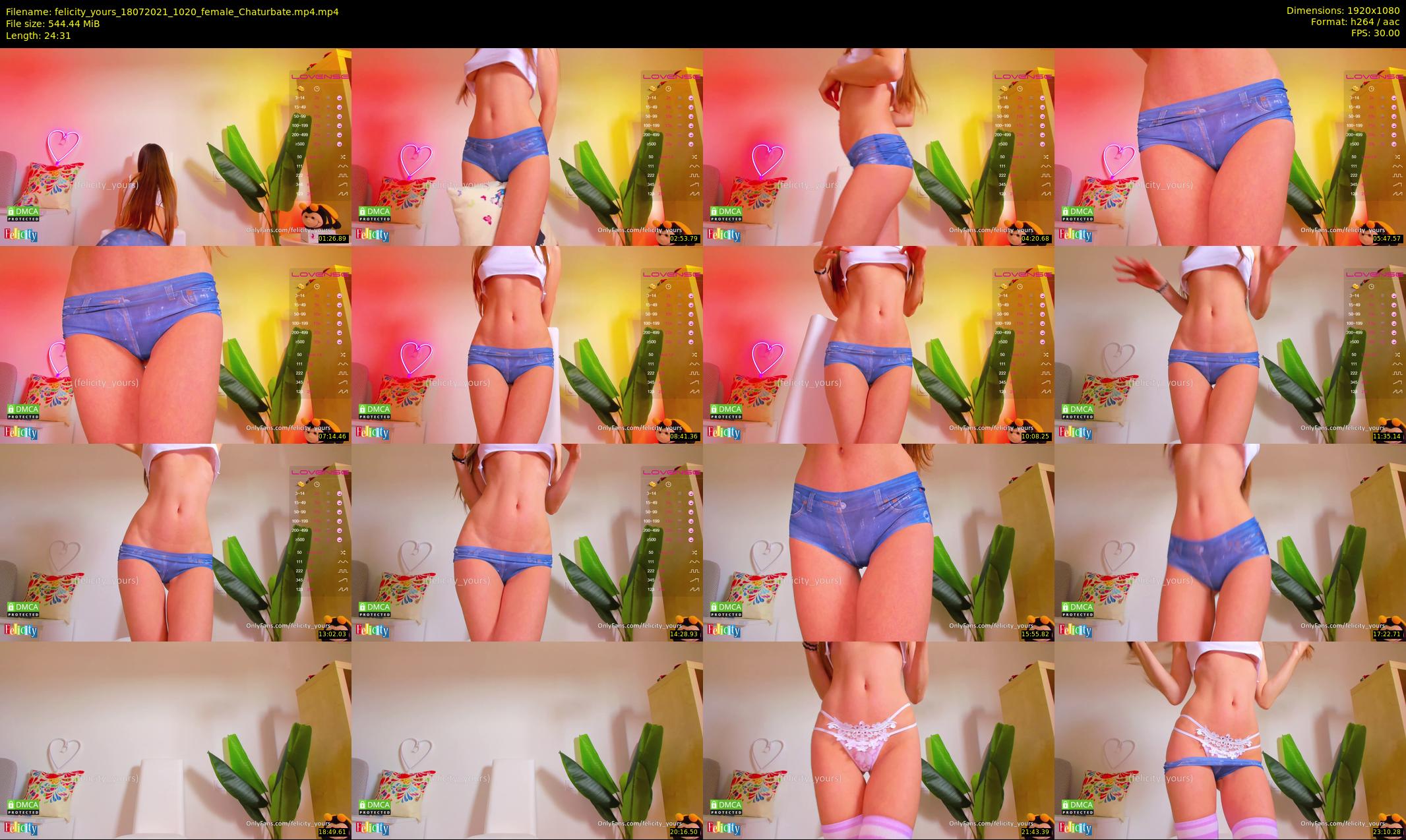 felicity_yours — 25 minute Chaturbate female cam show recording, 1080p, Jul 18, 2021