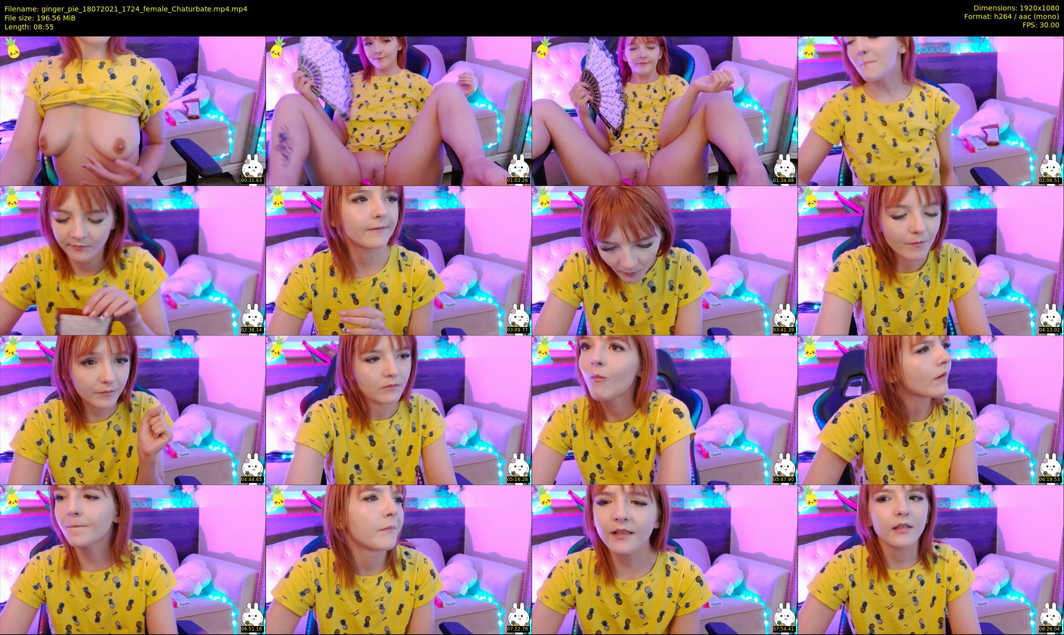 ginger_pie — 9 minute Chaturbate female cam show recording, 1080p, Jul 18, 2021