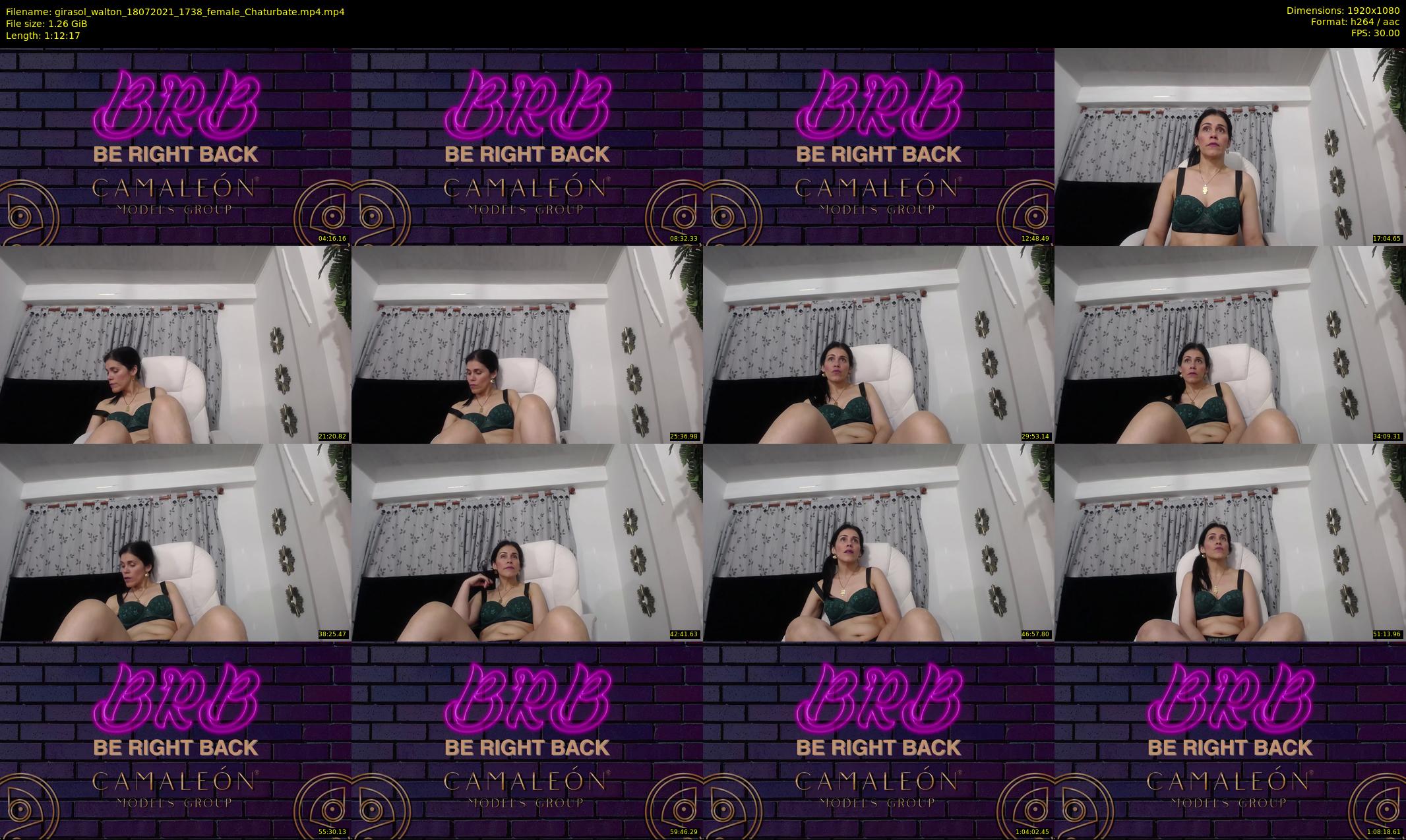 girasol_walton — 73 minute Chaturbate female cam show recording, 1080p, Jul 18, 2021