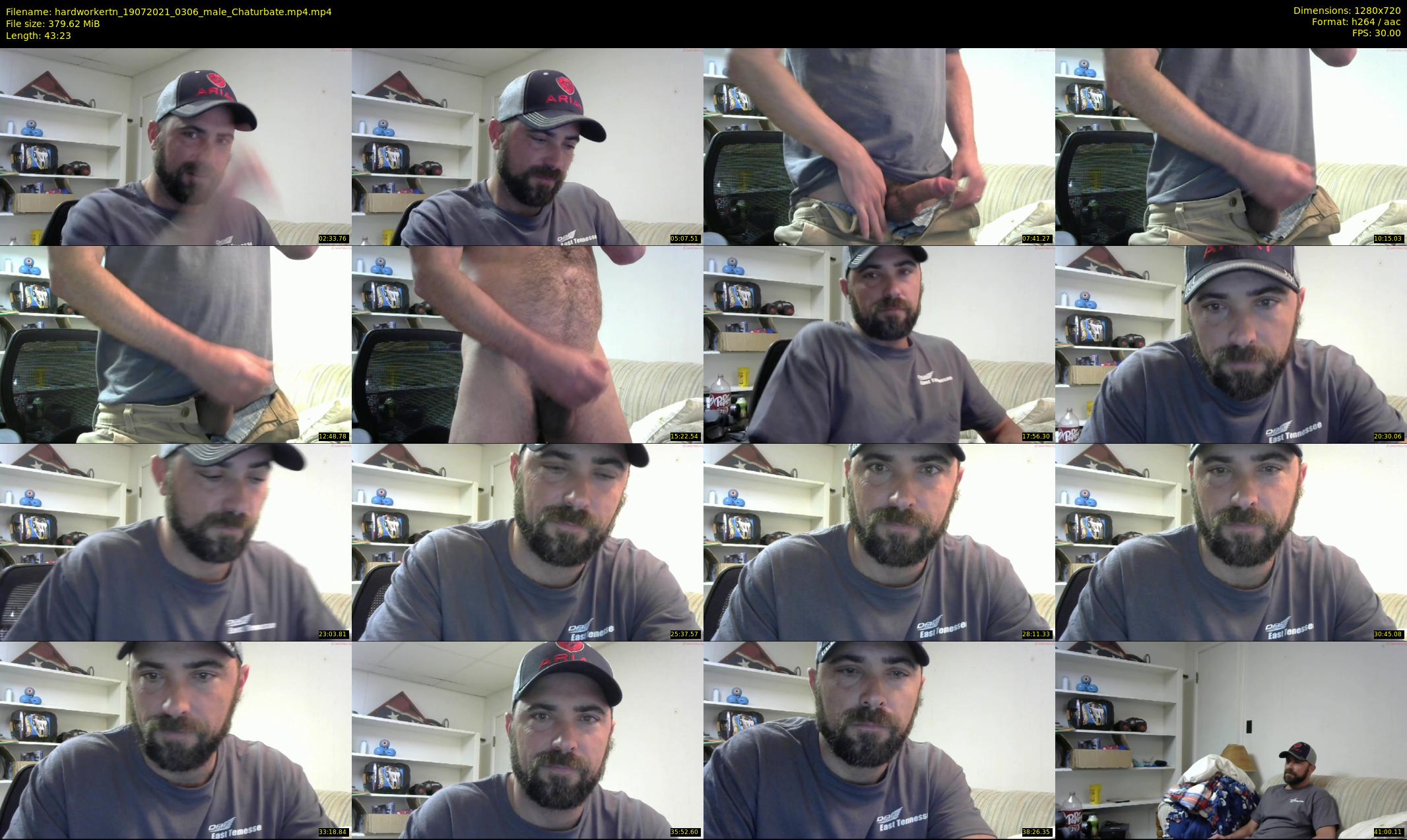 hardworkertn — 44 minute Chaturbate male cam show recording, 720p, Jul 19, 2021