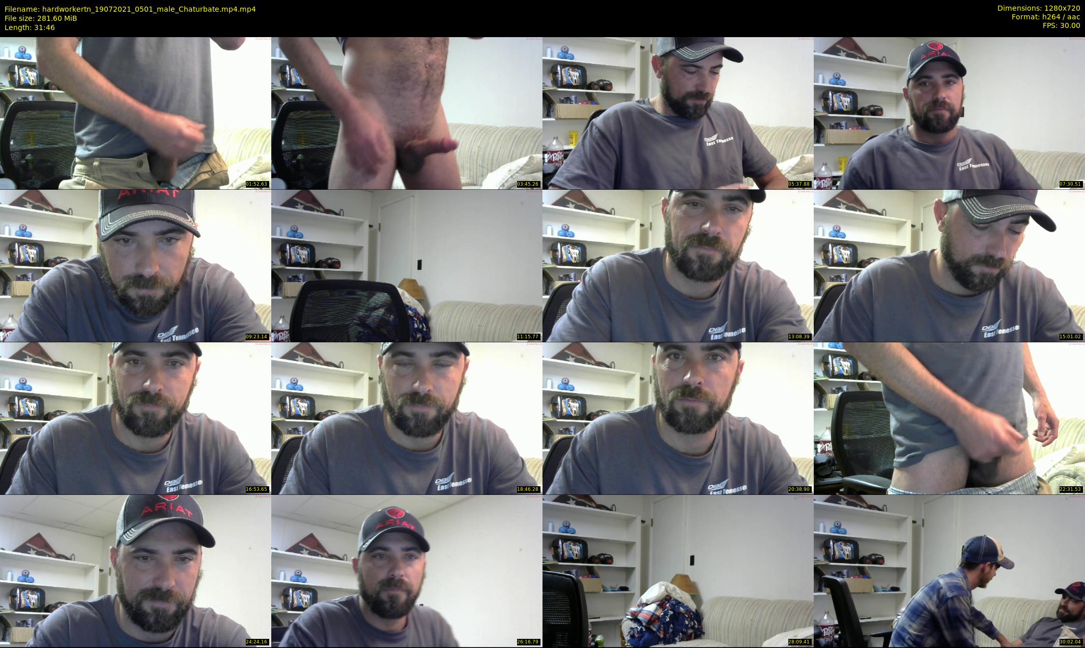 hardworkertn — 32 minute Chaturbate male cam show recording, 720p, Jul 19, 2021