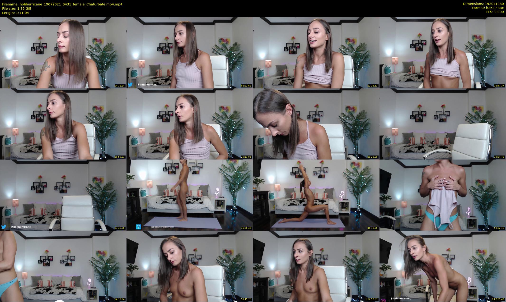 holihurricane — 72 minute Chaturbate female cam show recording, 1080p, Jul 19, 2021
