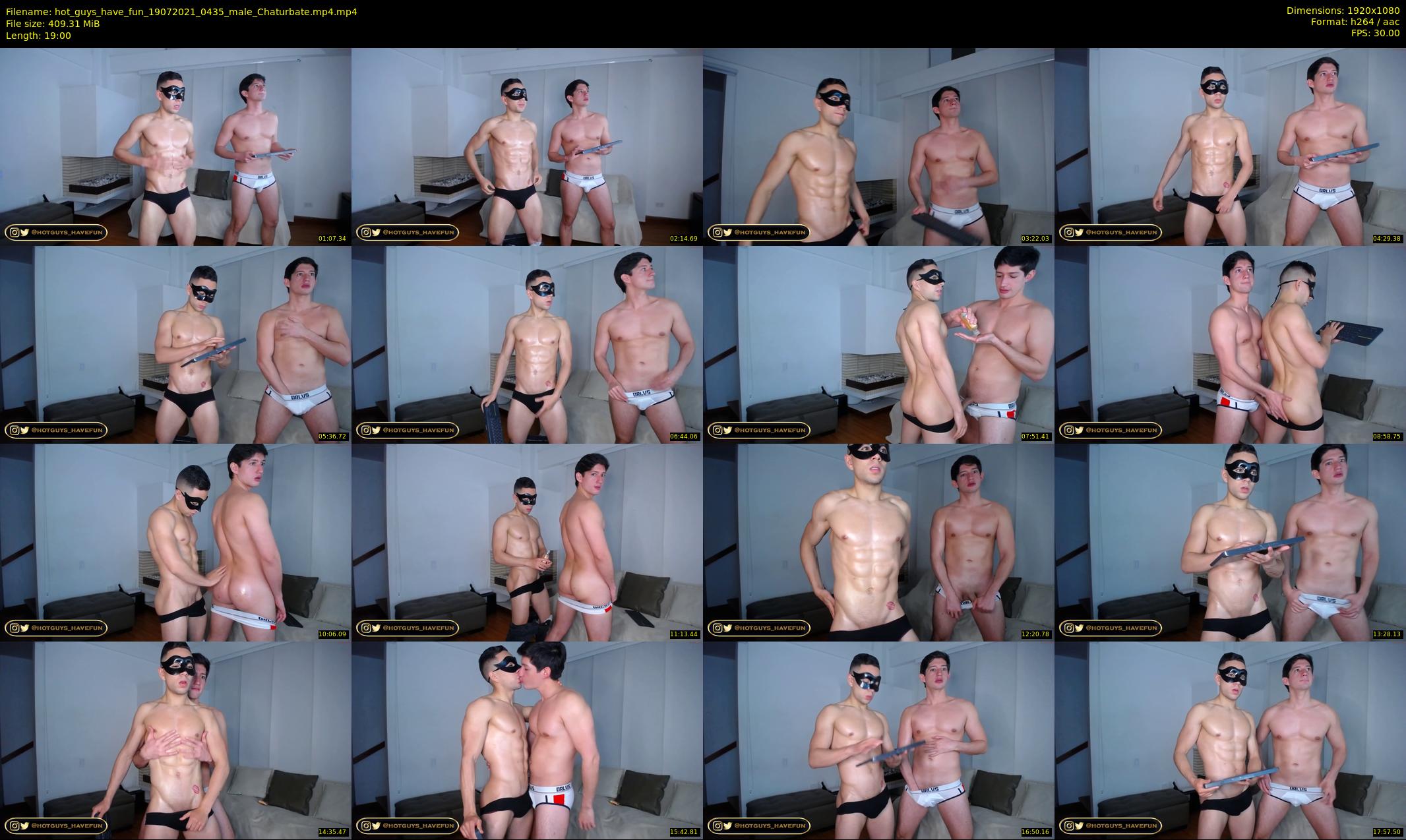 hot_guys_have_fun — 19 minute Chaturbate male cam show recording, 1080p, Jul 19, 2021