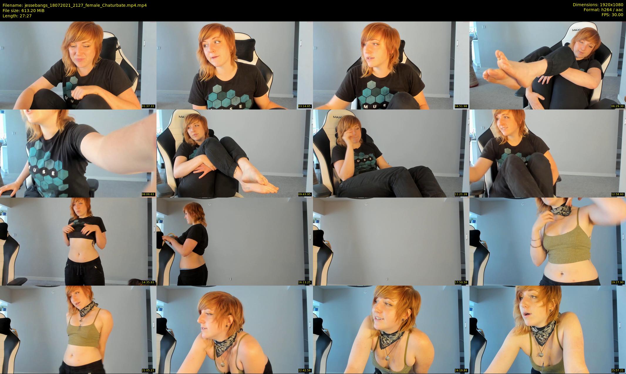 jessebangs — 28 minute Chaturbate female cam show recording, 1080p, Jul 18, 2021