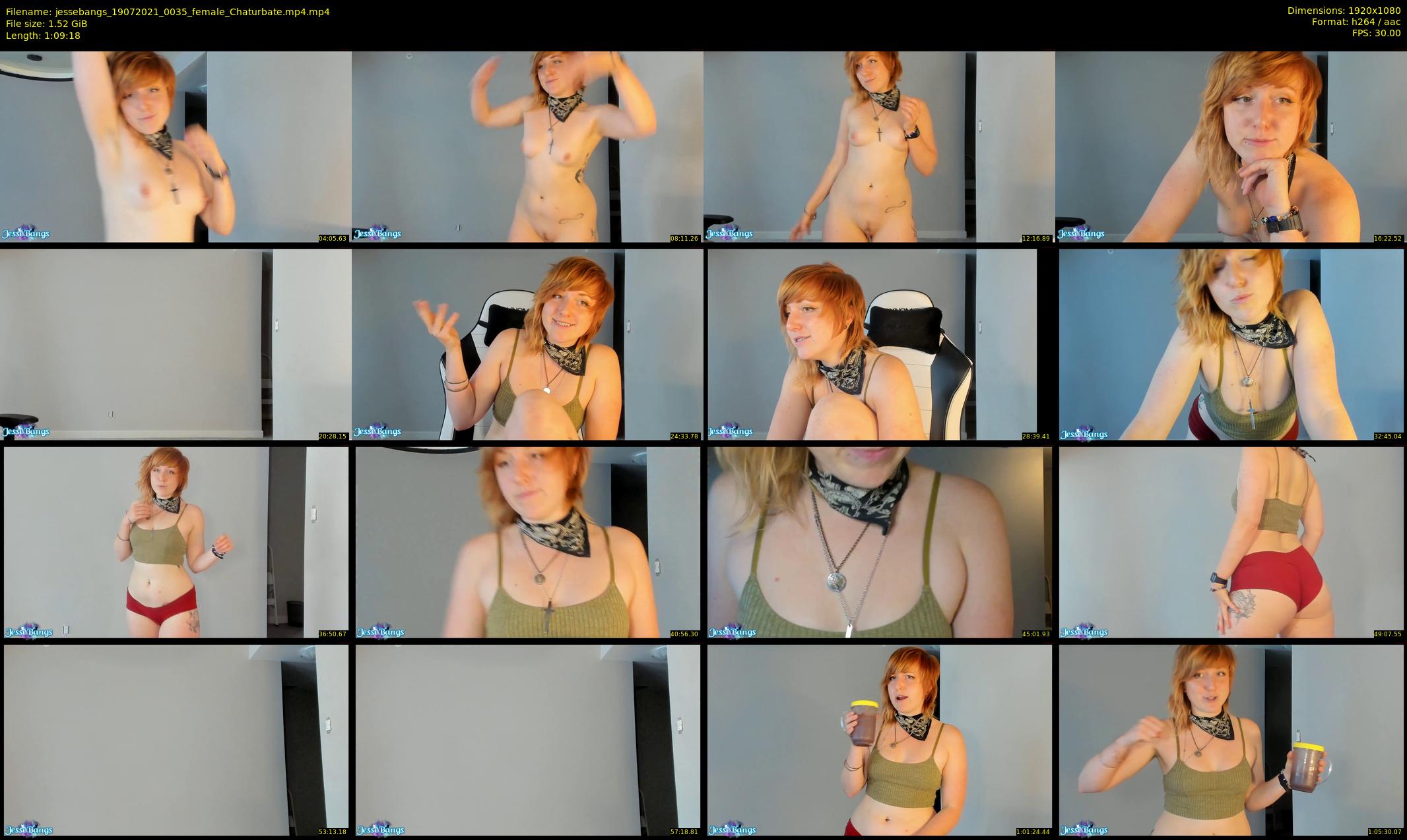 jessebangs — 70 minute Chaturbate female cam show recording, 1080p, Jul 19, 2021