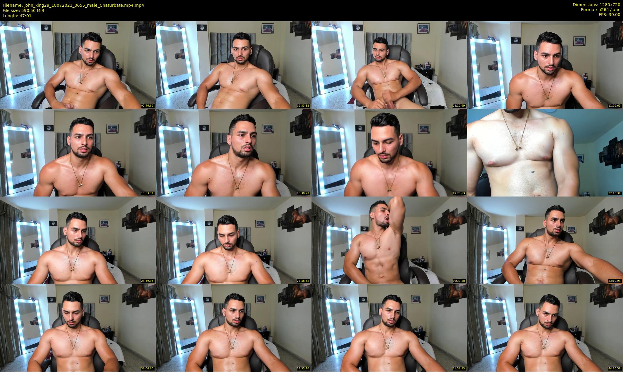 john_king29 — 48 minute Chaturbate male cam show recording, 720p, Jul 18, 2021