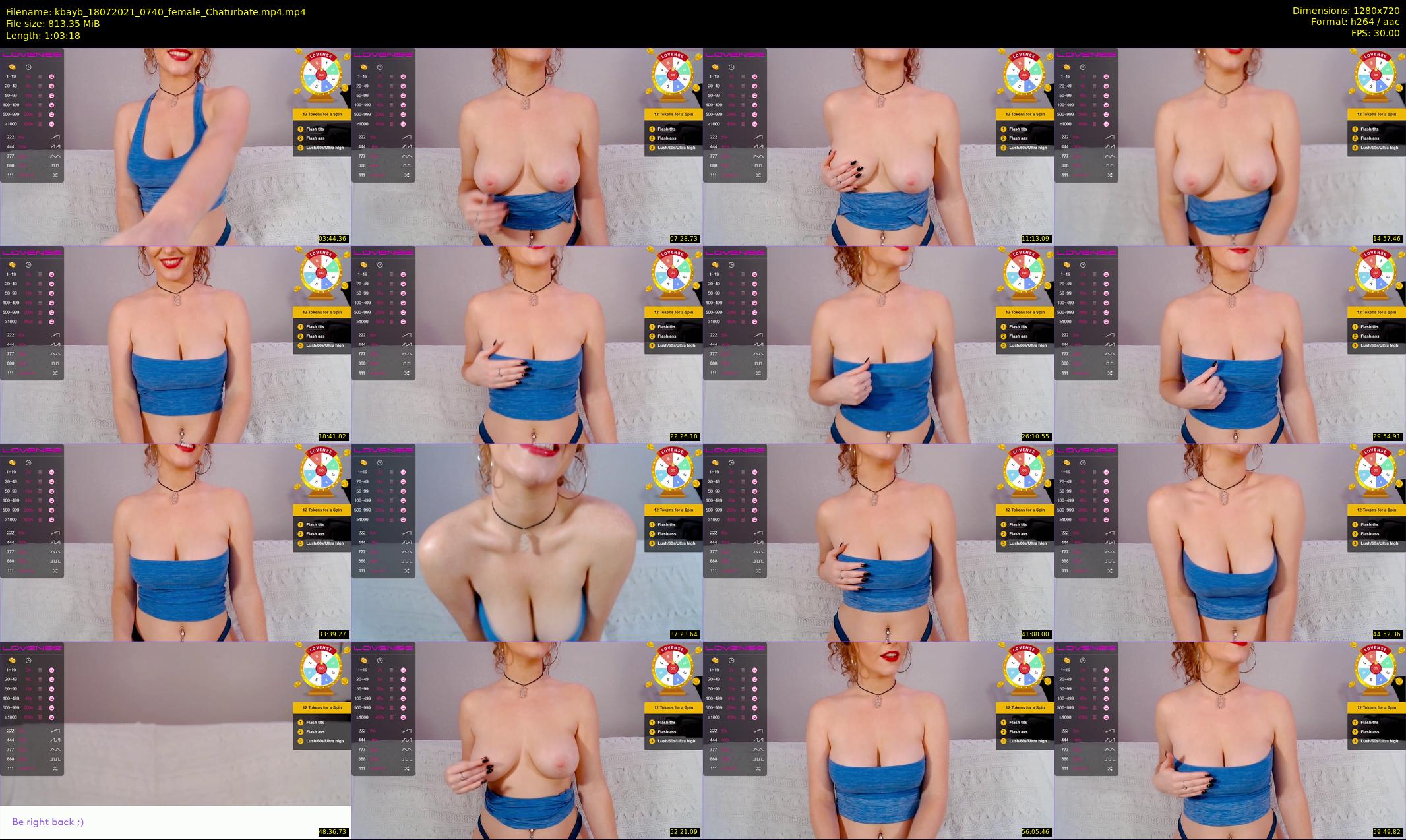 kbayb — 64 minute Chaturbate female cam show recording, 720p, Jul 18, 2021