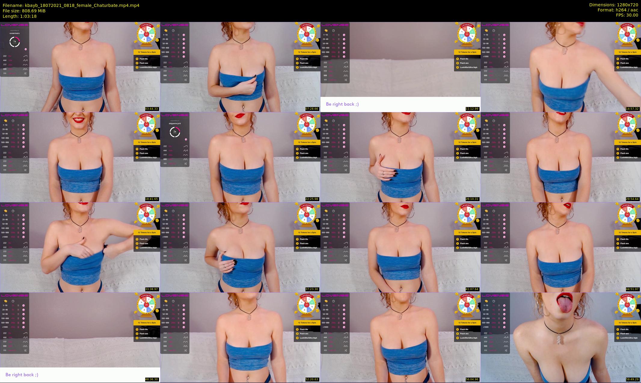 kbayb — 64 minute Chaturbate female cam show recording, 720p, Jul 18, 2021