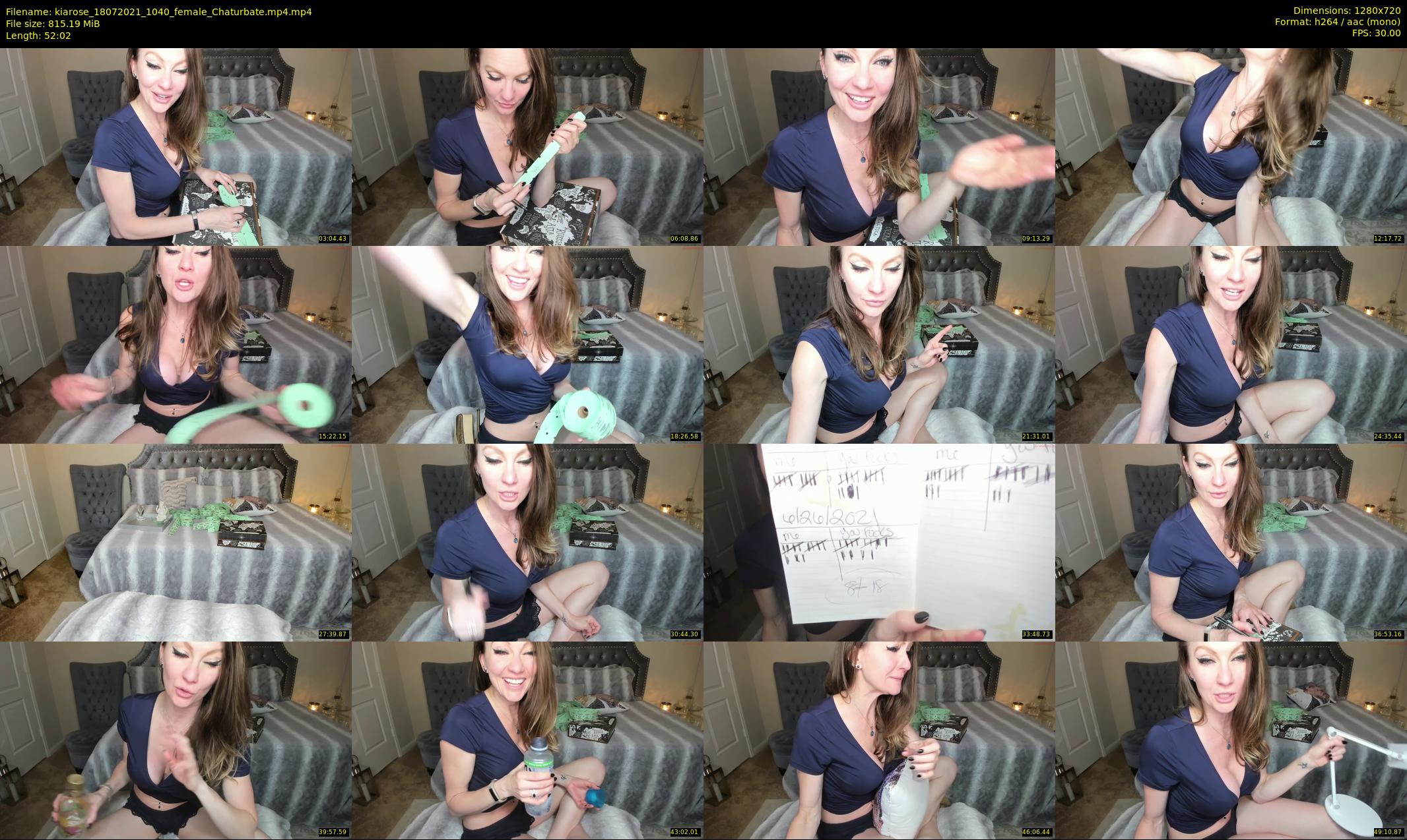 kiarose — 53 minute Chaturbate female cam show recording, 720p, Jul 18, 2021