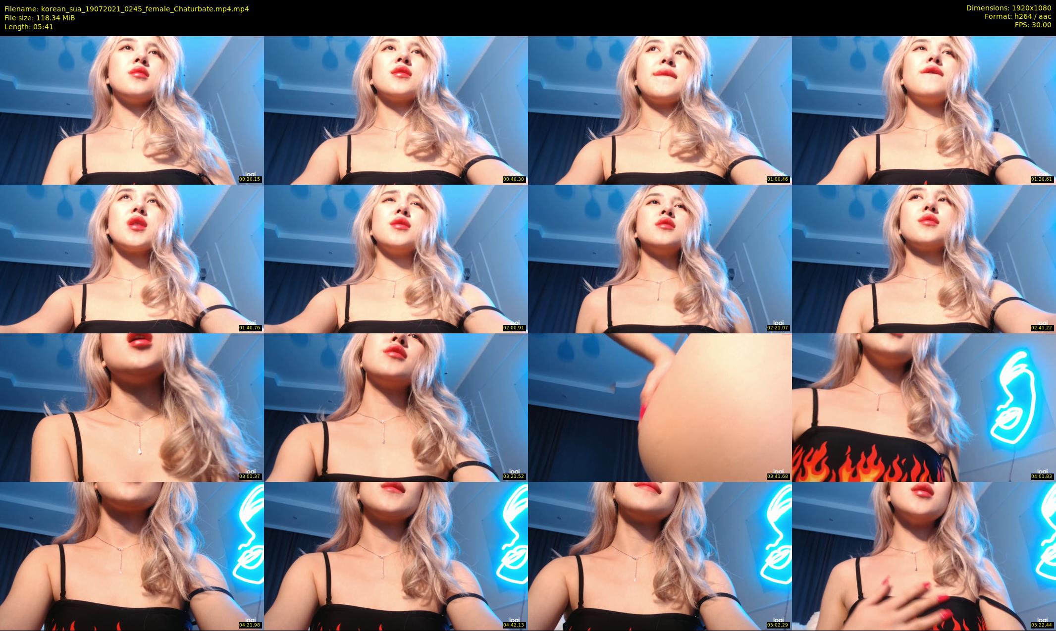 korean_sua — 6 minute Chaturbate female cam show recording, 1080p, Jul 19, 2021