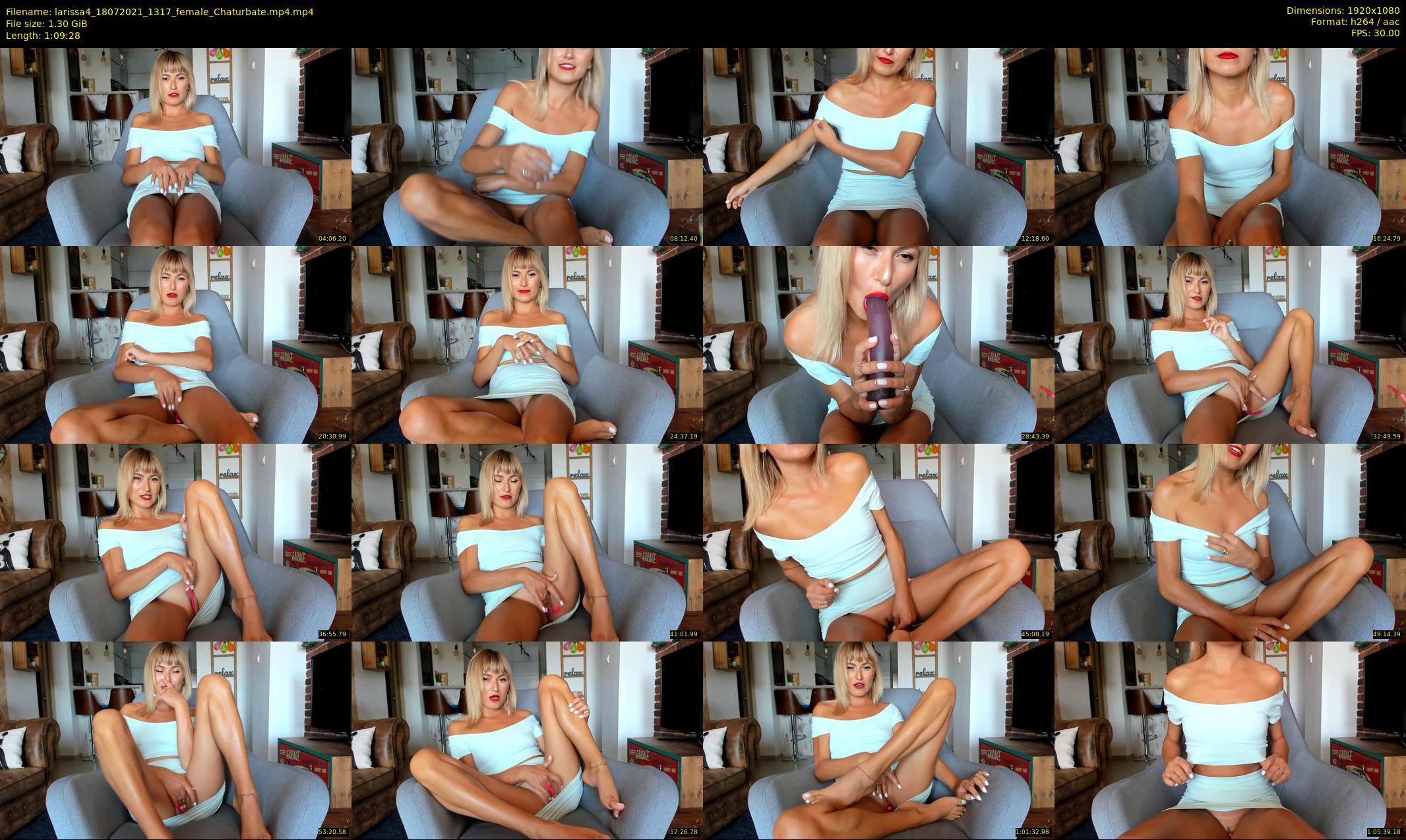 larissa4 — 70 minute Chaturbate female cam show recording, 1080p, Jul 18, 2021