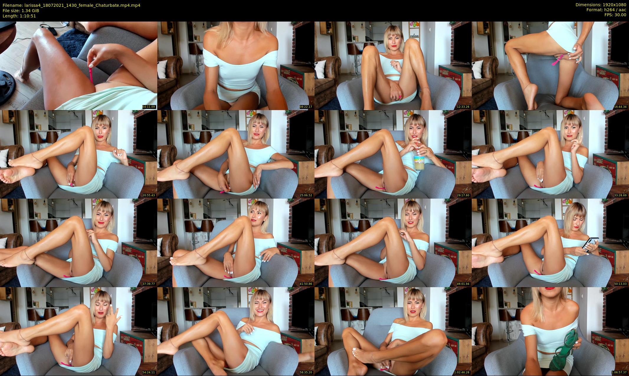 larissa4 — 71 minute Chaturbate female cam show recording, 1080p, Jul 18, 2021