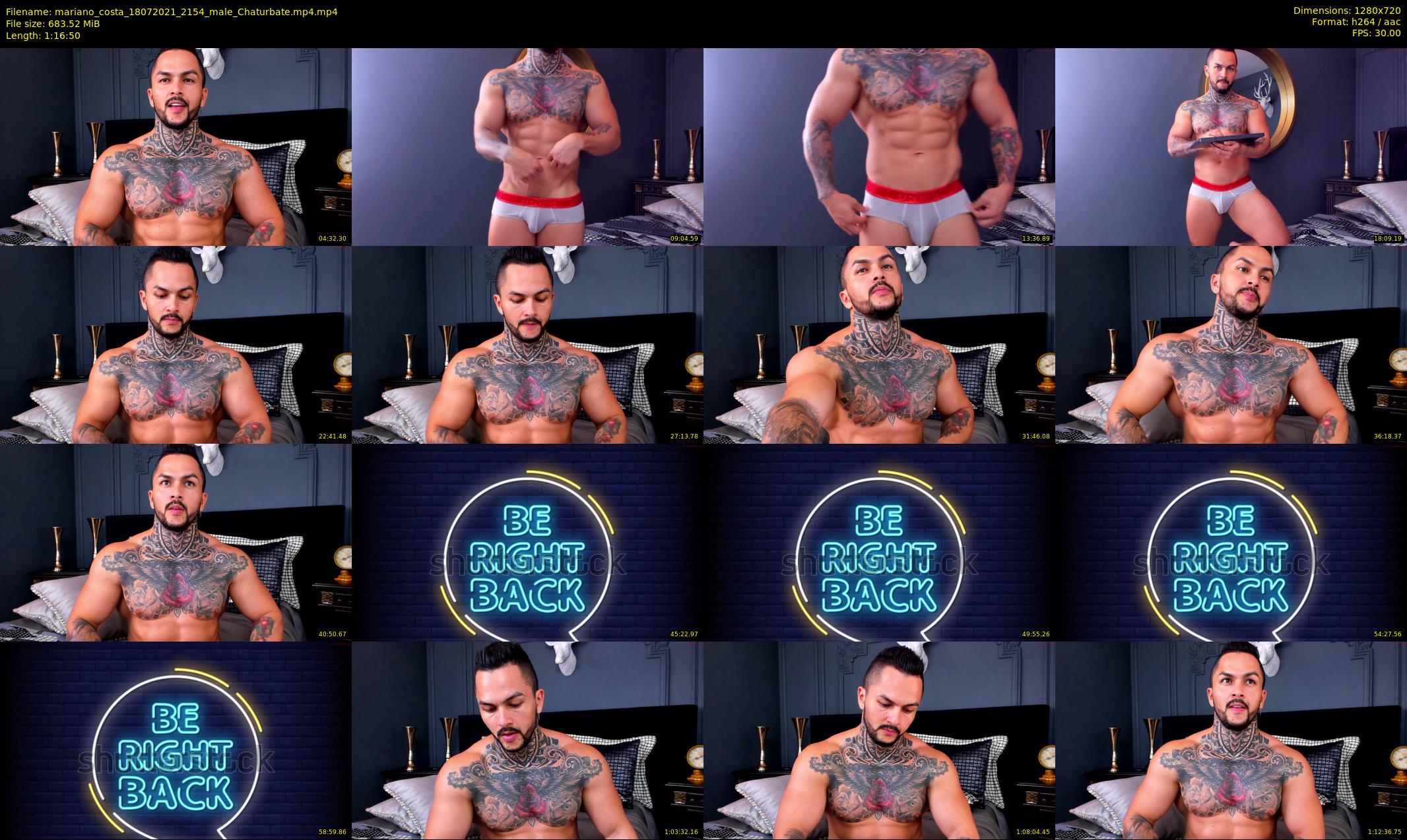 mariano_costa — 77 minute Chaturbate male cam show recording, 720p, Jul 18, 2021