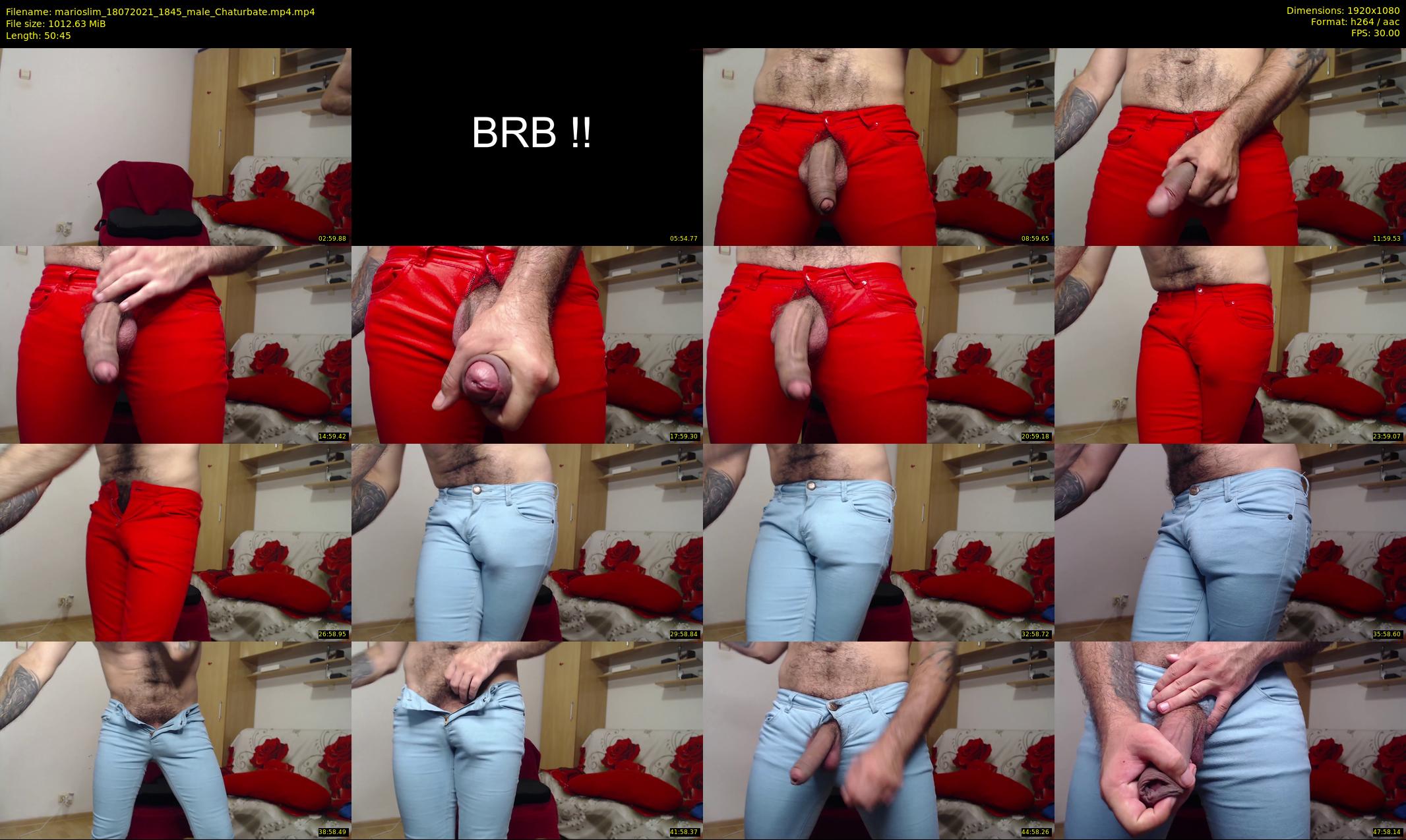 marioslim — 51 minute Chaturbate male cam show recording, 1080p, Jul 18, 2021