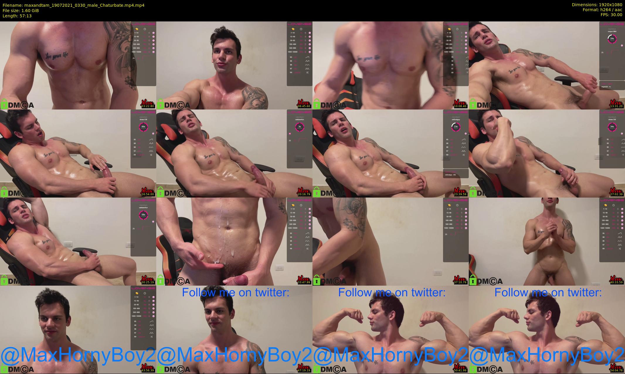 maxandtam — 58 minute Chaturbate couple cam show recording, 1080p, Jul 19, 2021