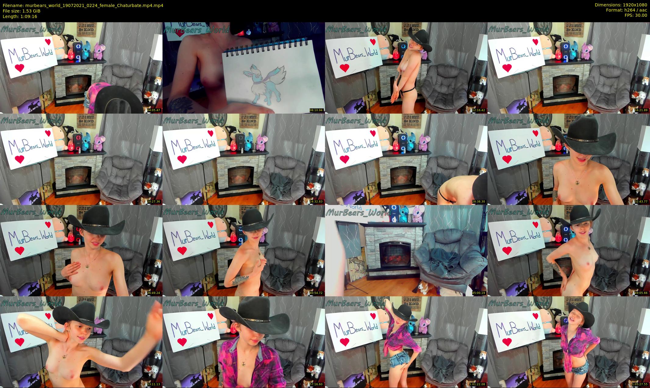 murbears_world — 70 minute Chaturbate female cam show recording, 1080p, Jul 19, 2021