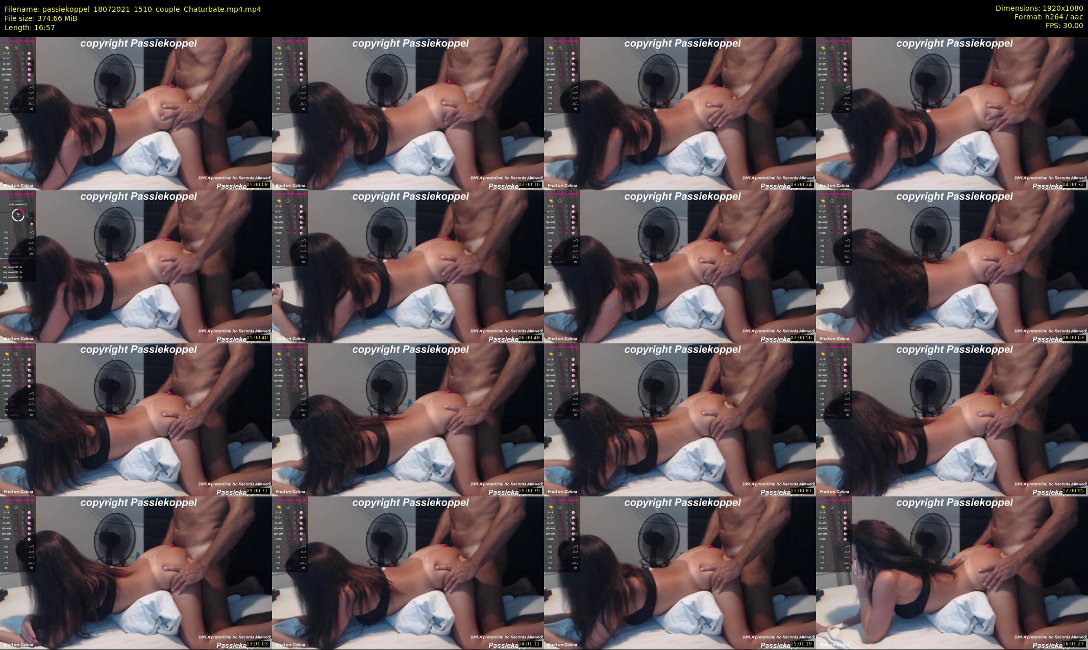 passiekoppel — 17 minute Chaturbate couple cam show recording, 1080p, Jul 18, 2021