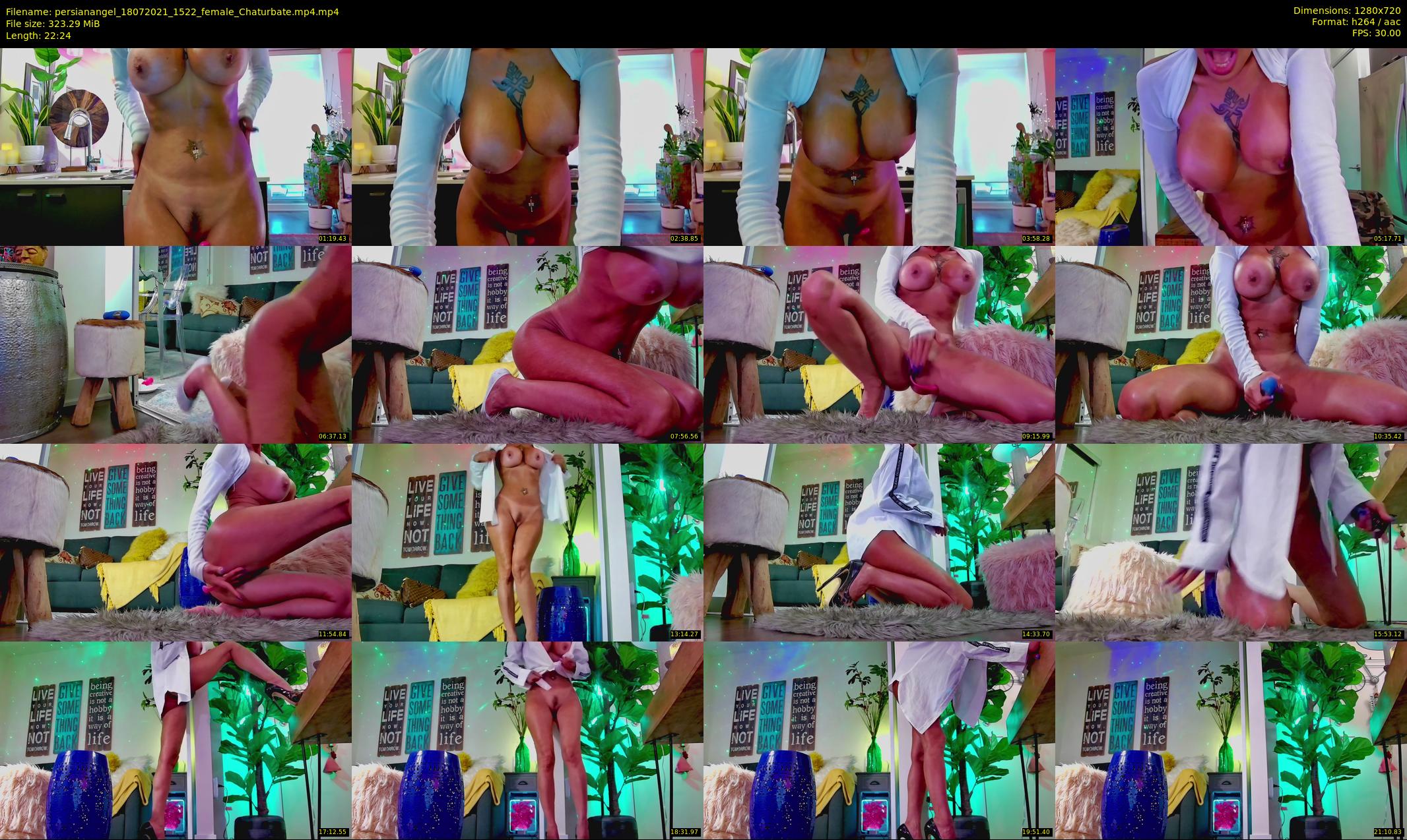 persianangel — 23 minute Chaturbate female cam show recording, 720p, Jul 18, 2021