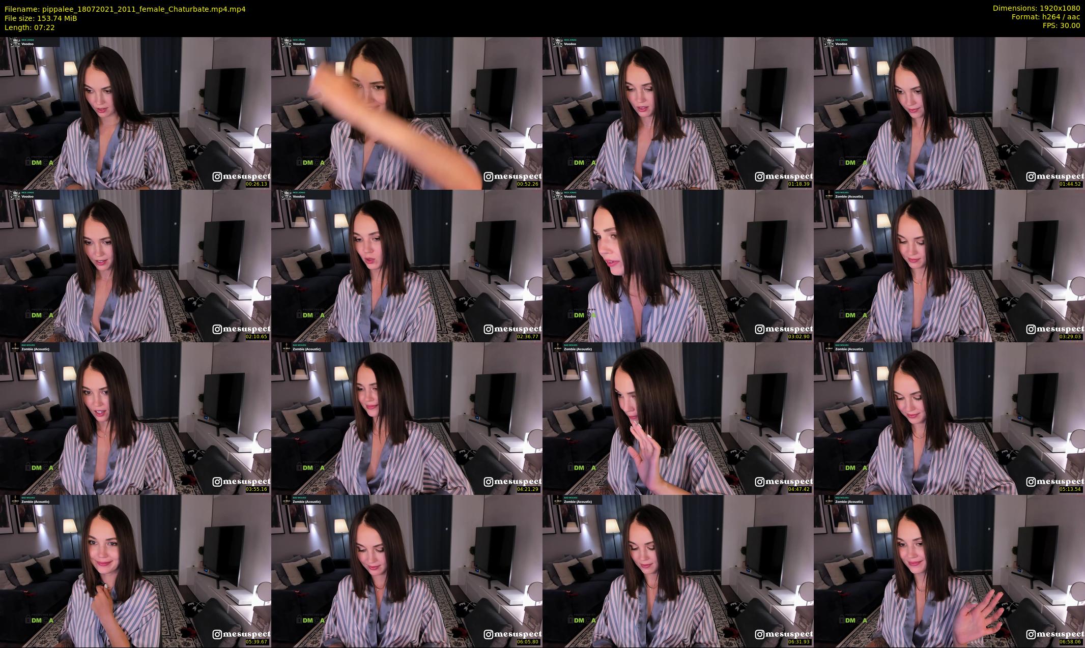 pippalee — 8 minute Chaturbate female cam show recording, 1080p, Jul 18, 2021