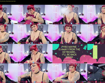 pyrowayne — 74 minute Chaturbate female cam show recording, 1080p, Jul 18, 2021