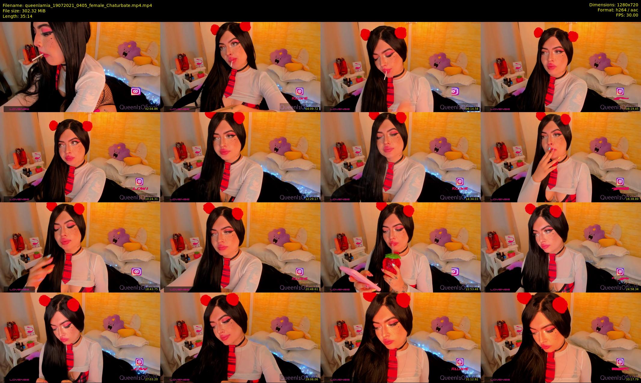 queenlamia — 36 minute Chaturbate female cam show recording, 720p, Jul 19, 2021