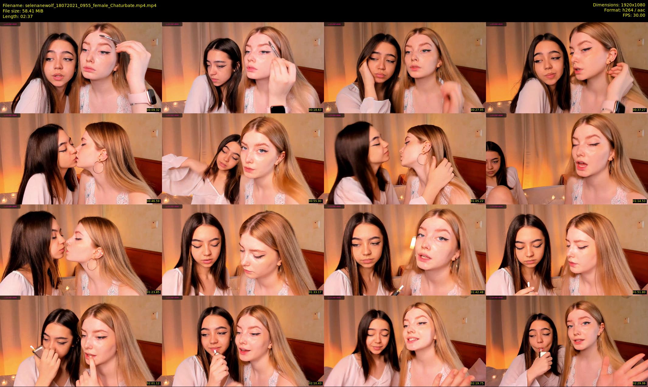selenanewolf — 3 minute Chaturbate couple cam show recording, 1080p, Jul 18, 2021