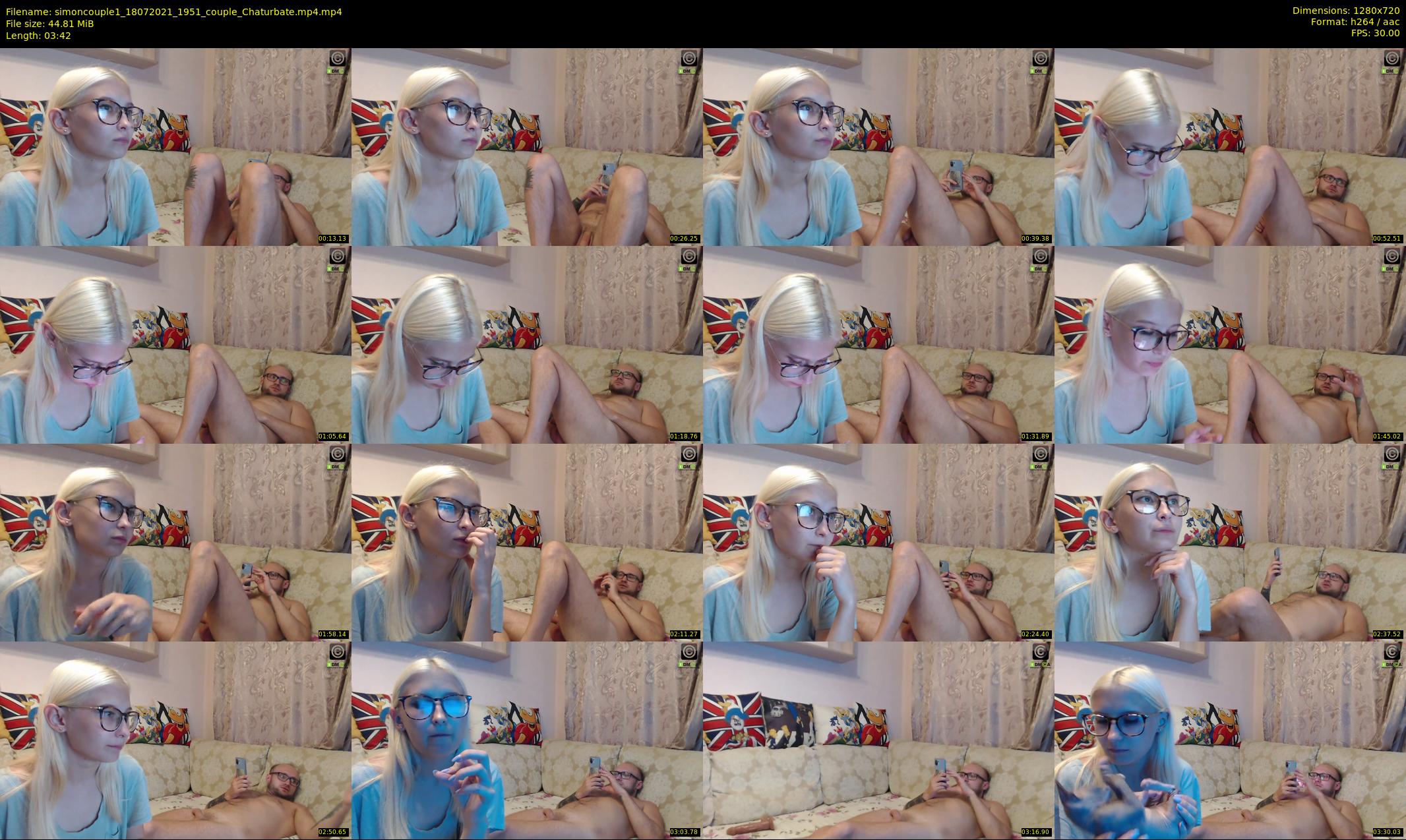 simoncouple1 — 4 minute Chaturbate couple cam show recording, 720p, Jul 18, 2021