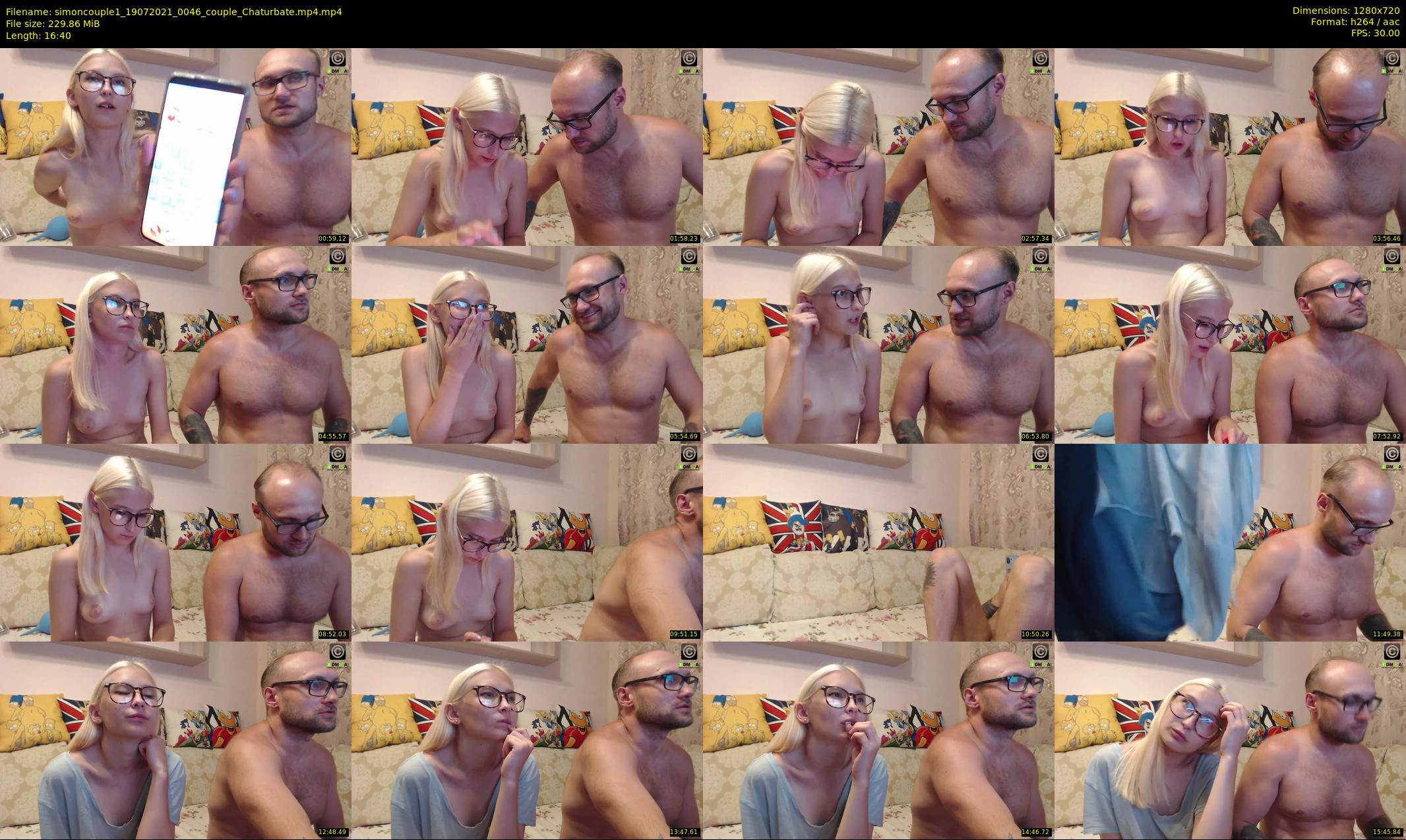 simoncouple1 — 17 minute Chaturbate couple cam show recording, 720p, Jul 19, 2021