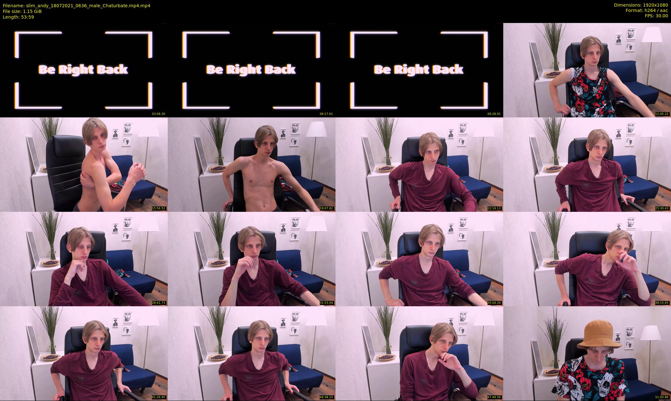 slim_andy — 54 minute Chaturbate male cam show recording, 1080p, Jul 18, 2021