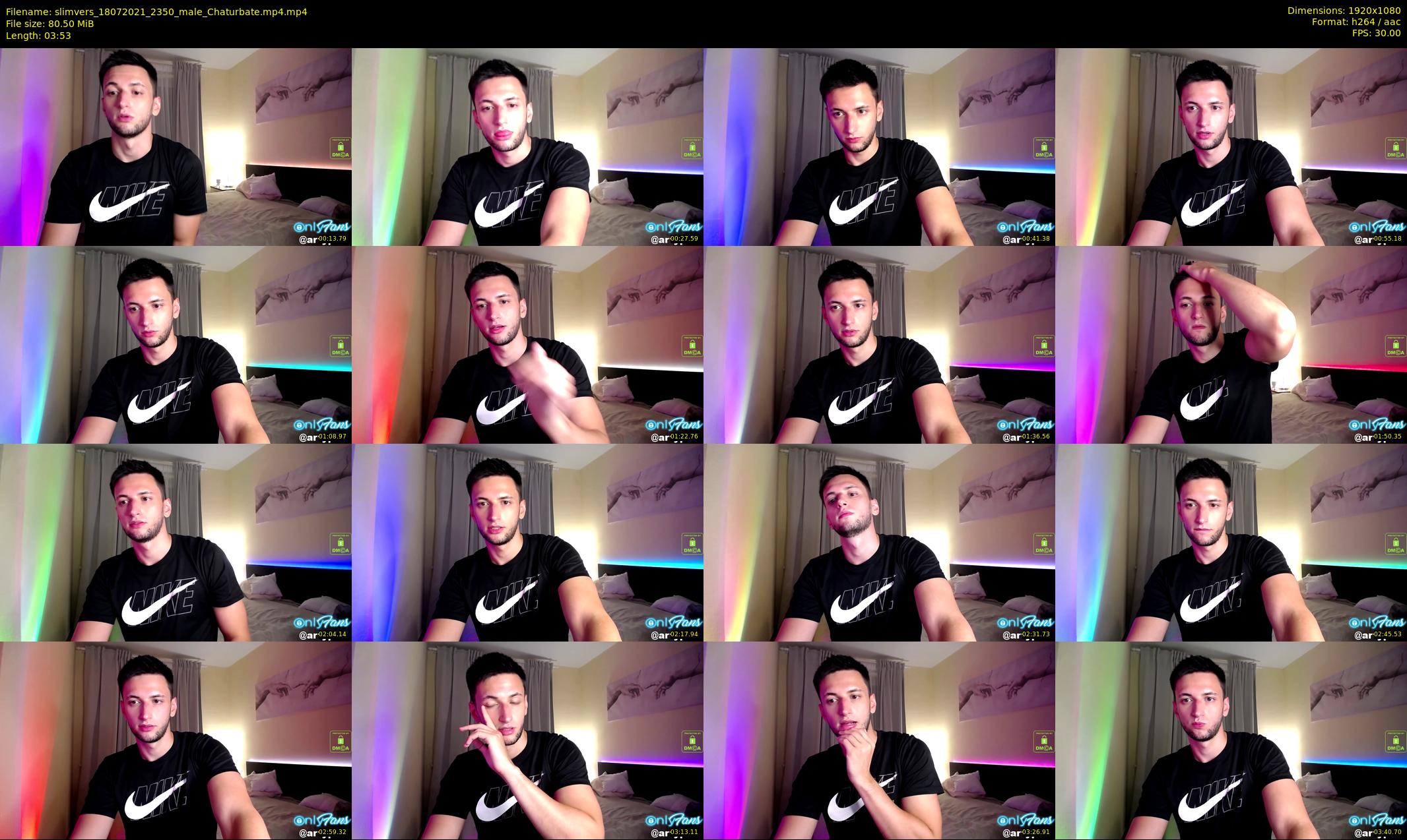 slimvers — 4 minute Chaturbate male cam show recording, 1080p, Jul 18, 2021