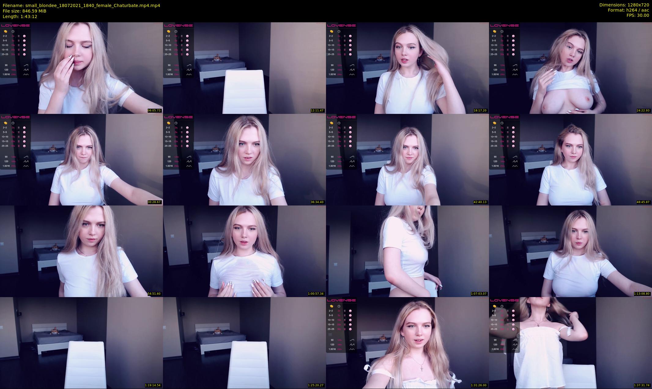 small_blondee — 104 minute Chaturbate female cam show recording, 720p, Jul 18, 2021