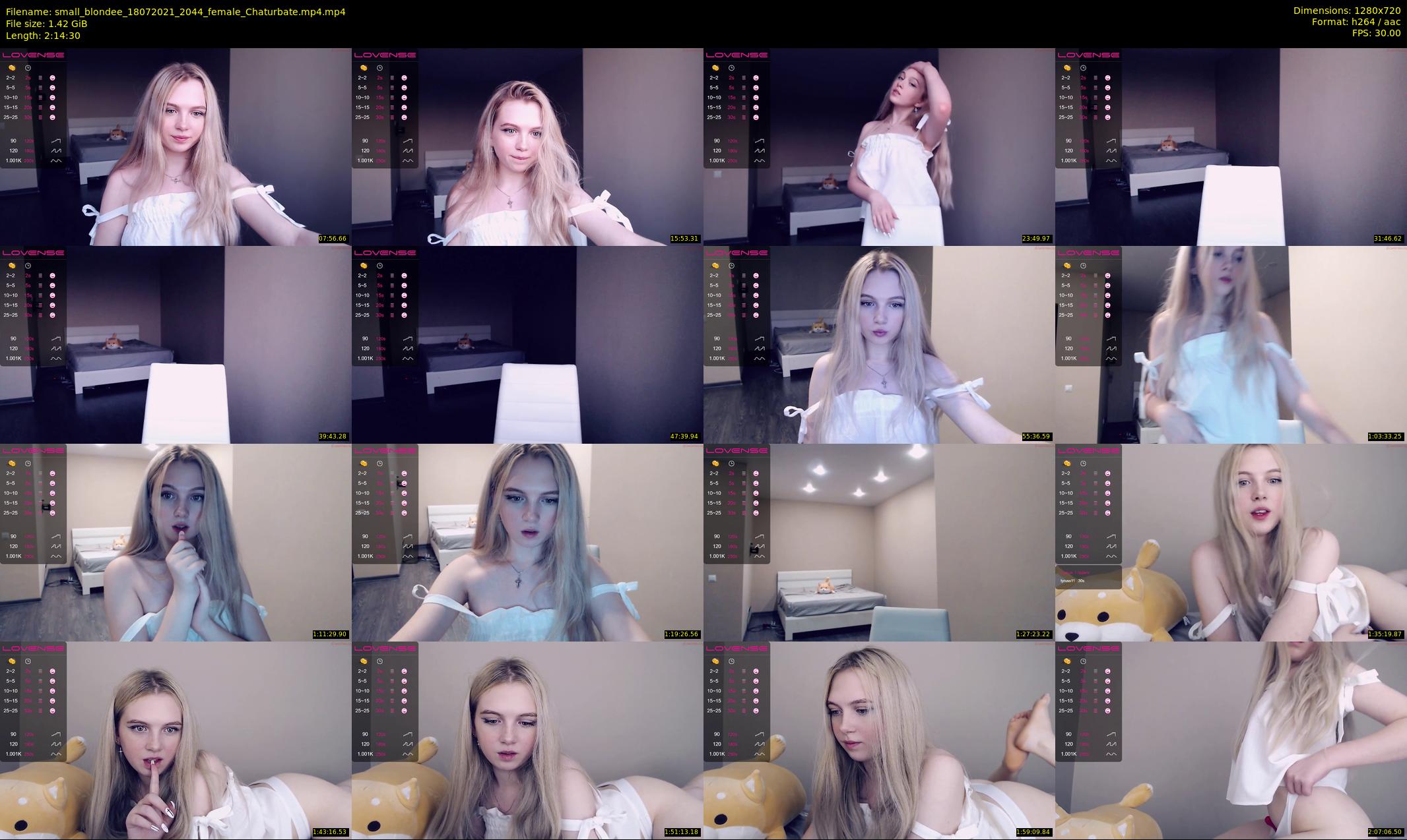 small_blondee — 135 minute Chaturbate female cam show recording, 720p, Jul 18, 2021