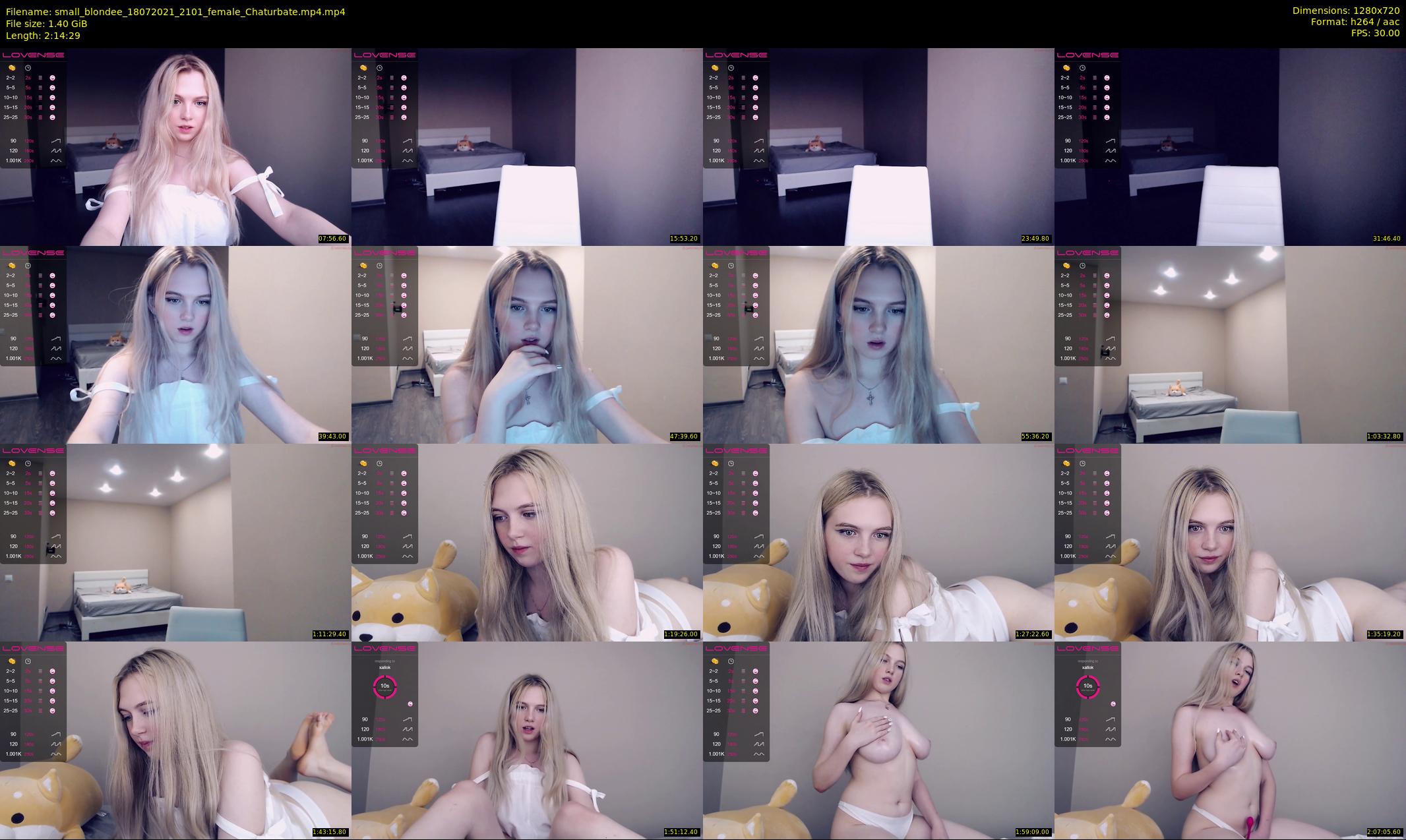 small_blondee — 135 minute Chaturbate female cam show recording, 720p, Jul 18, 2021