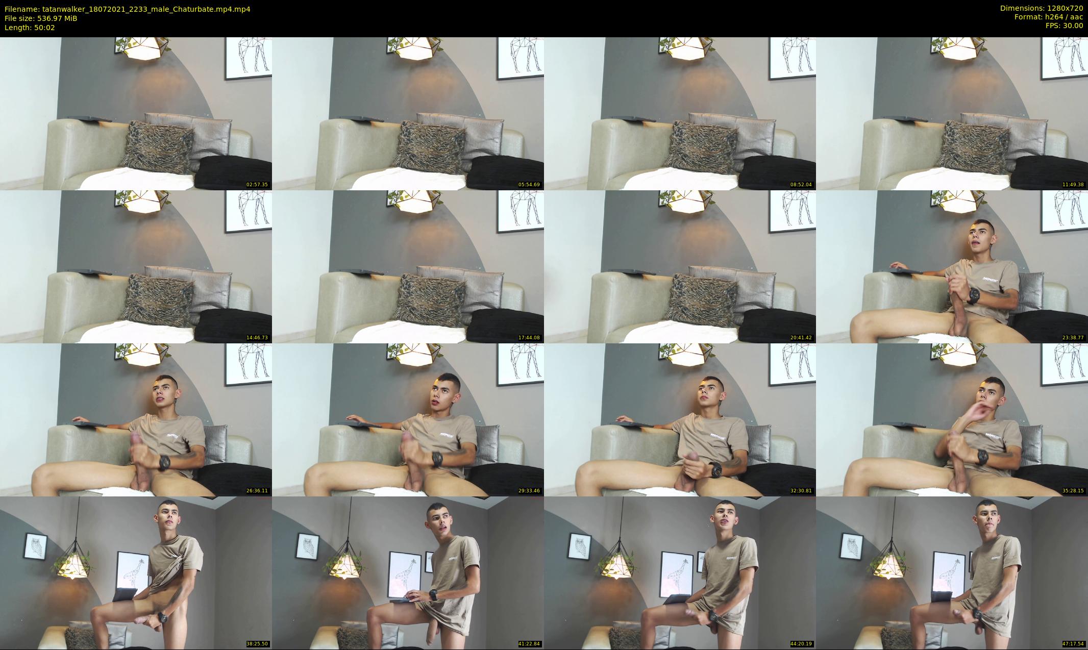 tatanwalker — 51 minute Chaturbate male cam show recording, 720p, Jul 18, 2021