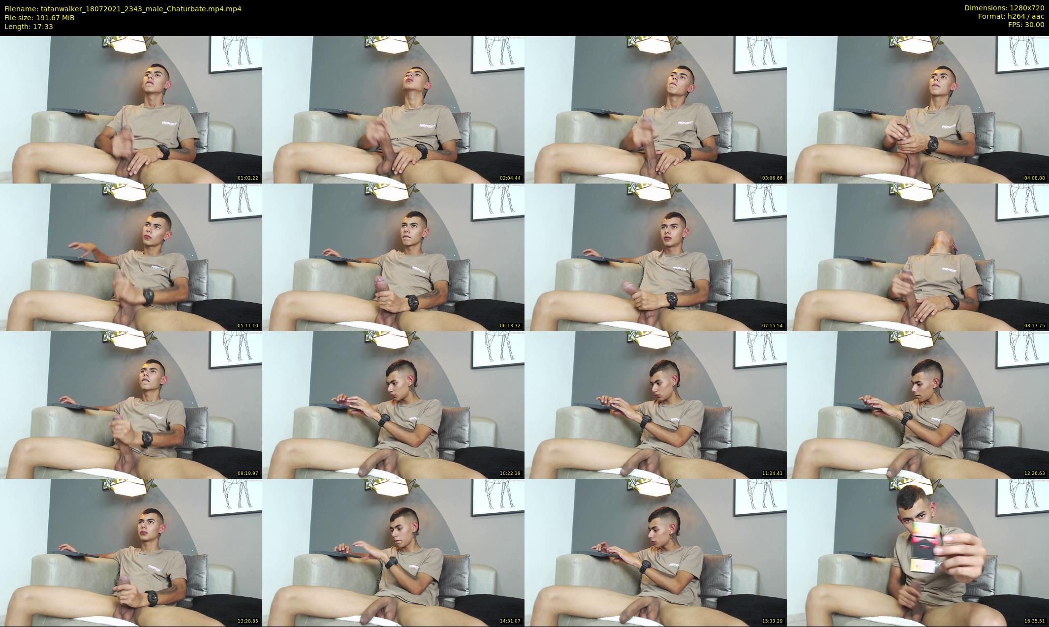 tatanwalker — 18 minute Chaturbate male cam show recording, 720p, Jul 18, 2021