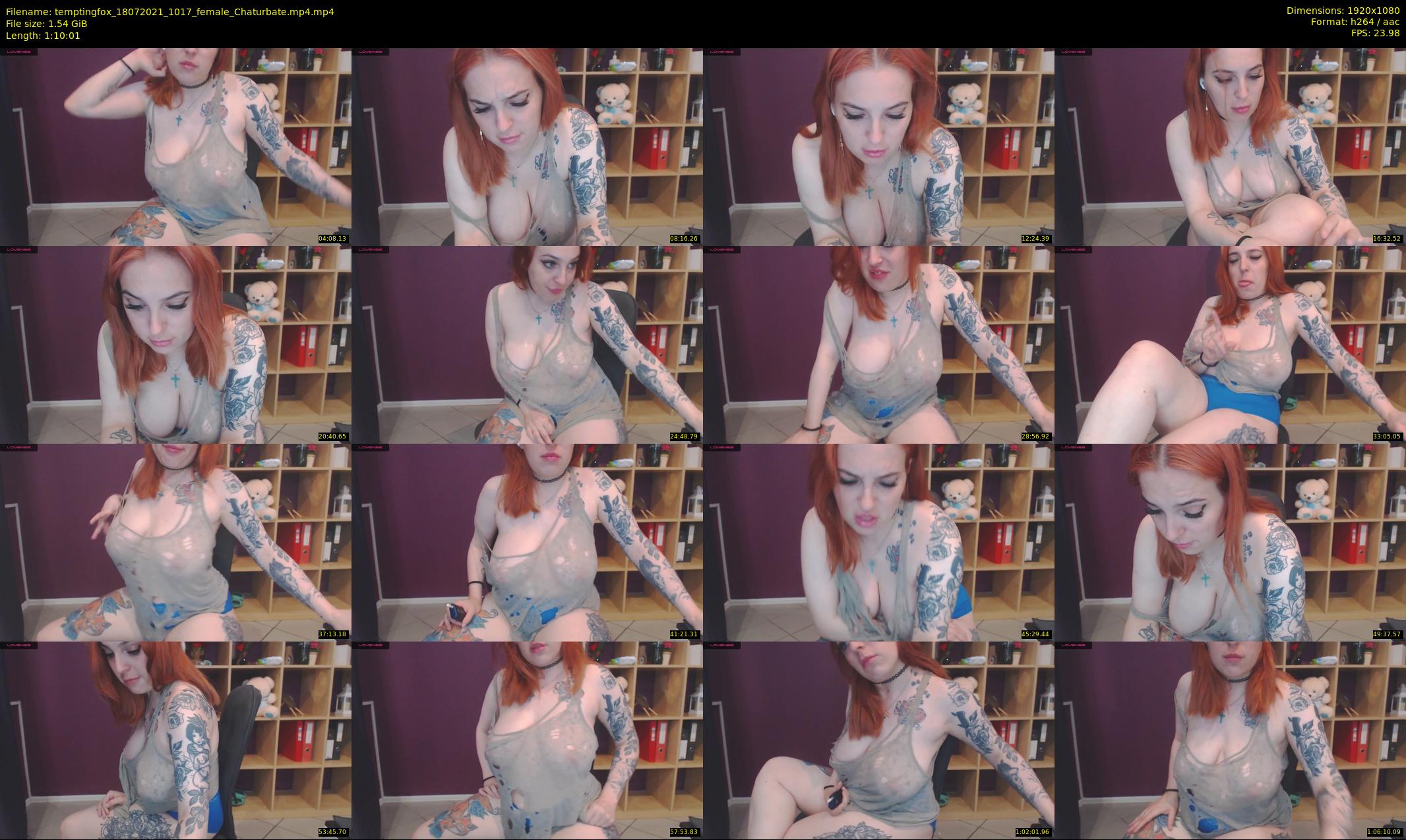 temptingfox — 71 minute Chaturbate female cam show recording, 1080p, Jul 18, 2021