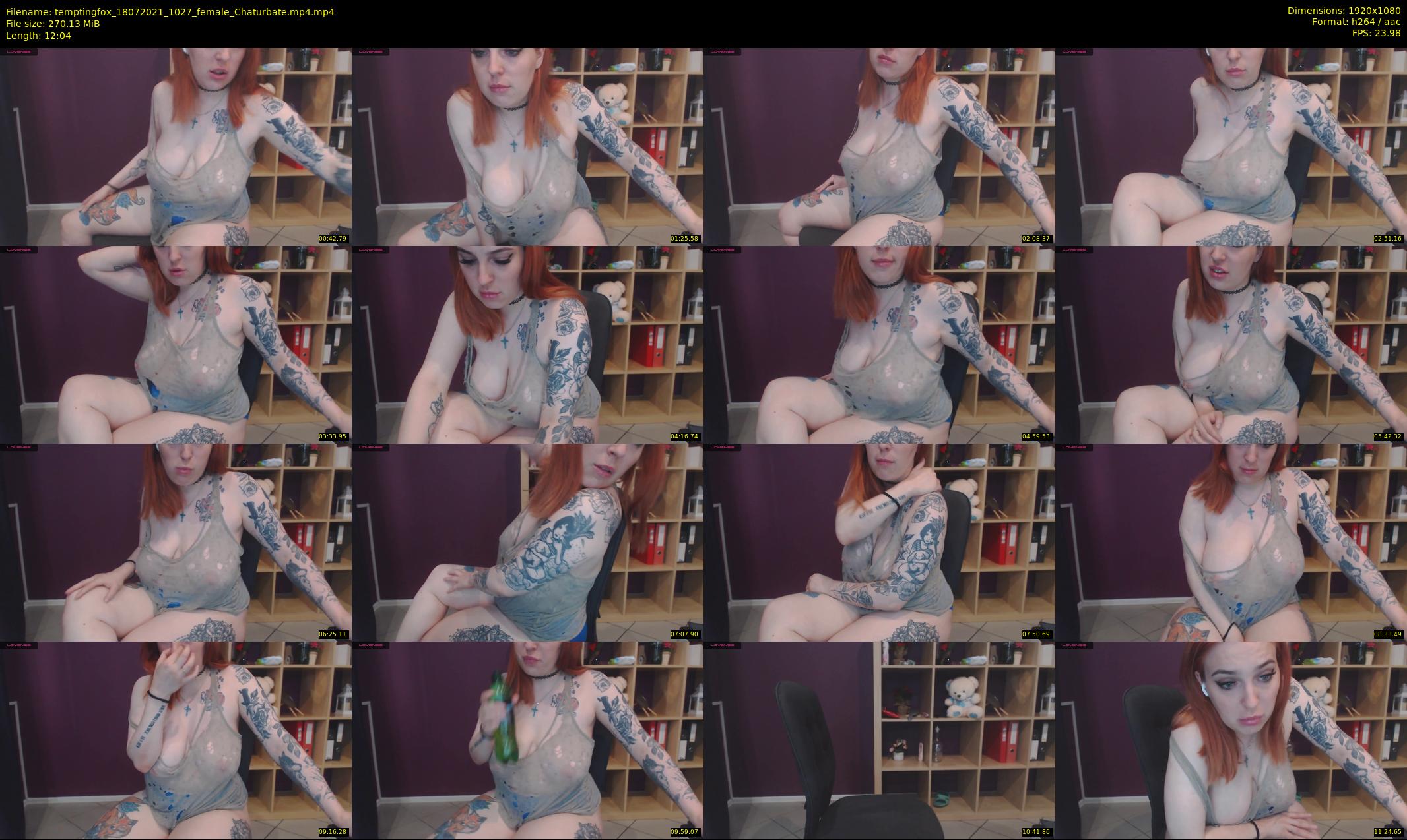 temptingfox — 13 minute Chaturbate female cam show recording, 1080p, Jul 18, 2021