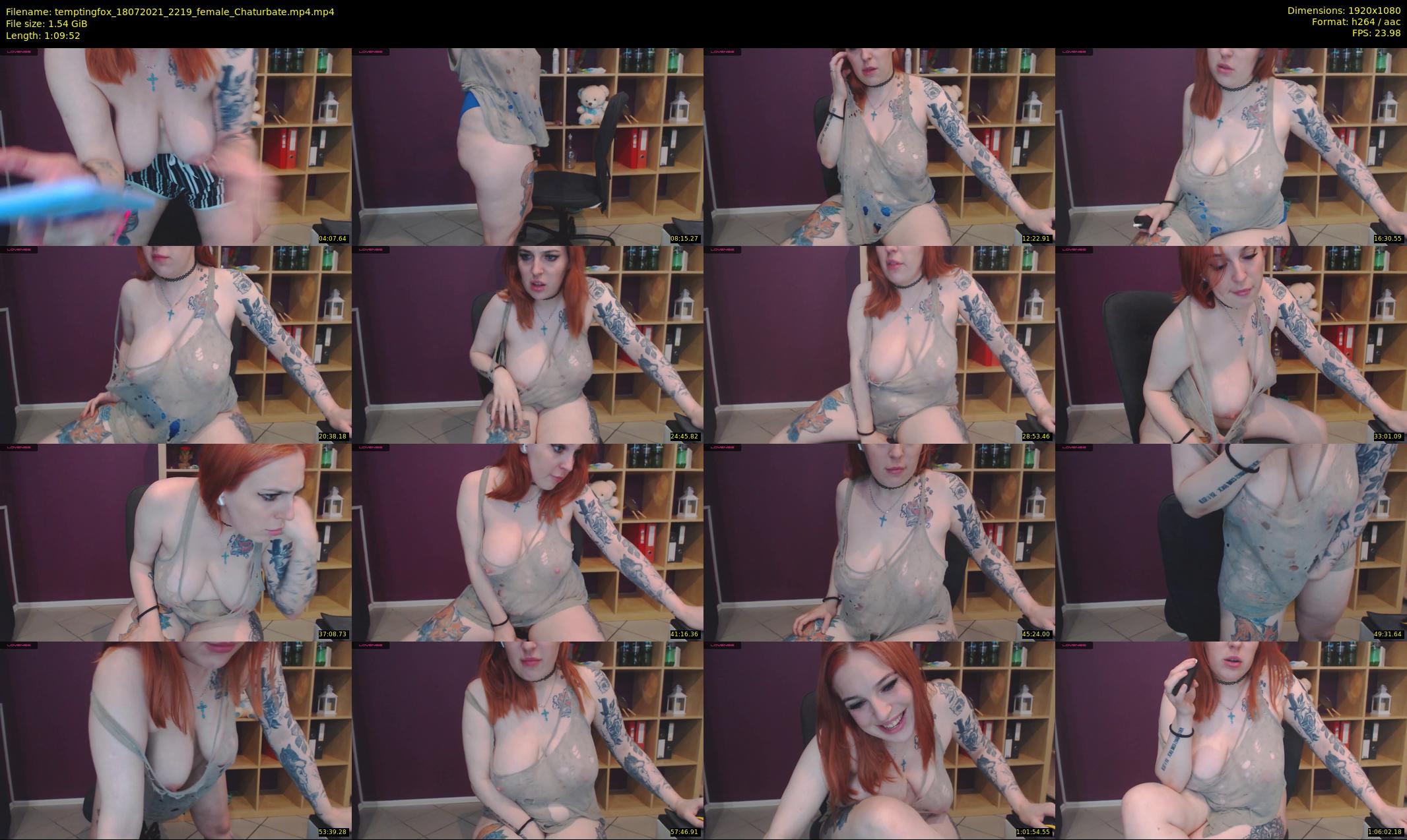 temptingfox — 70 minute Chaturbate female cam show recording, 1080p, Jul 18, 2021