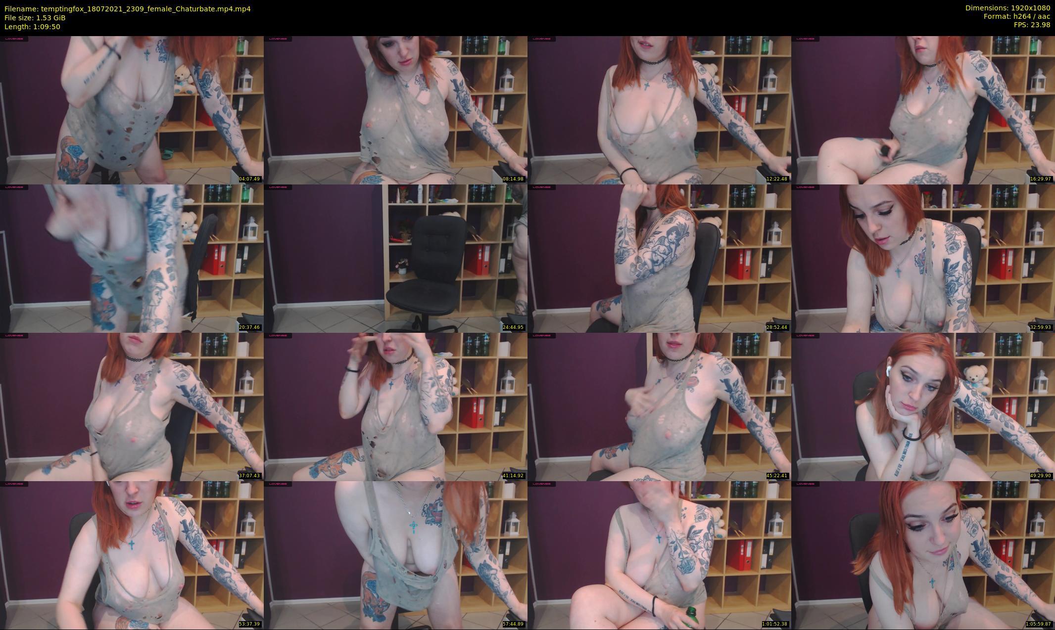 temptingfox — 70 minute Chaturbate female cam show recording, 1080p, Jul 18, 2021