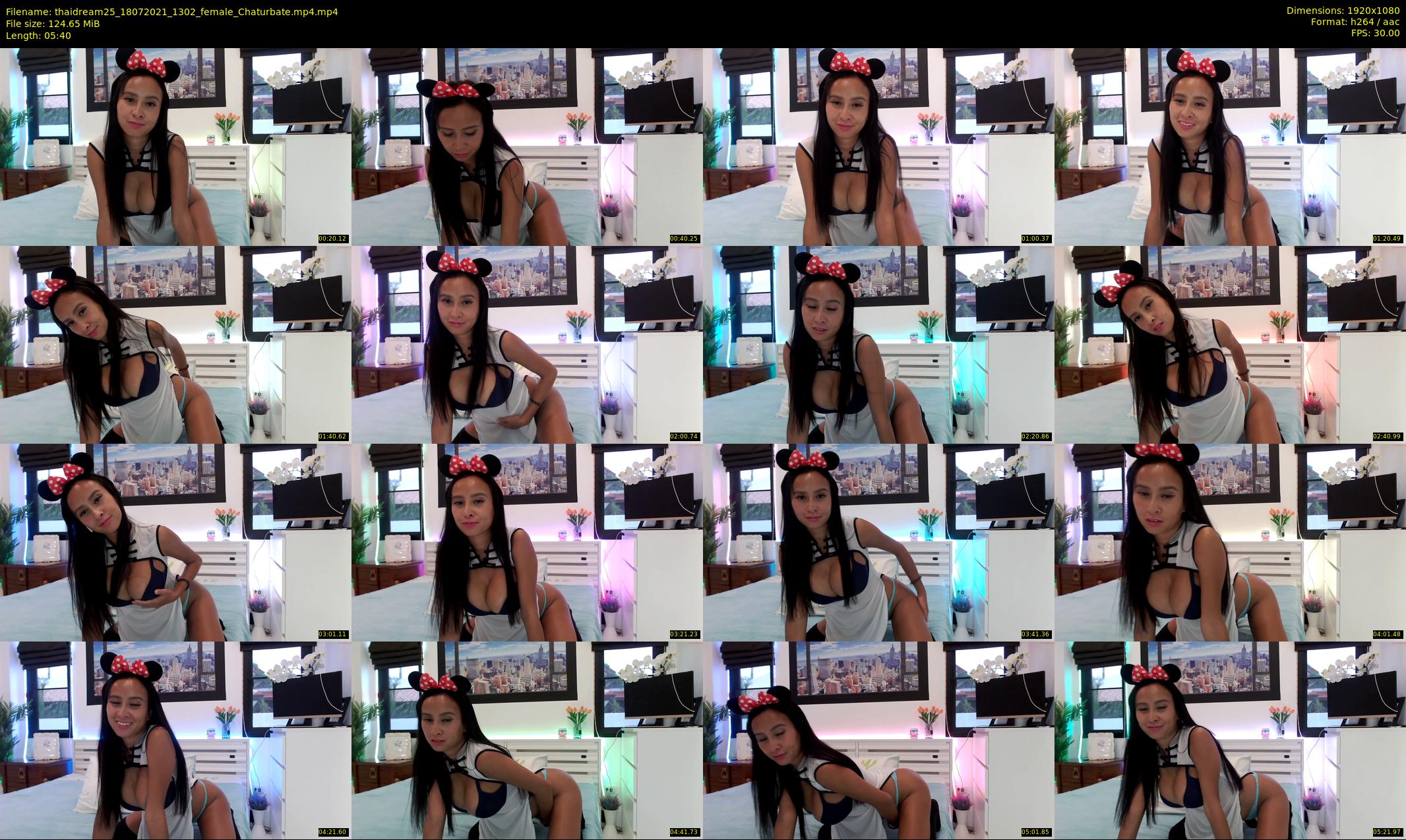 thaidream25 — 6 minute Chaturbate female cam show recording, 1080p, Jul 18, 2021