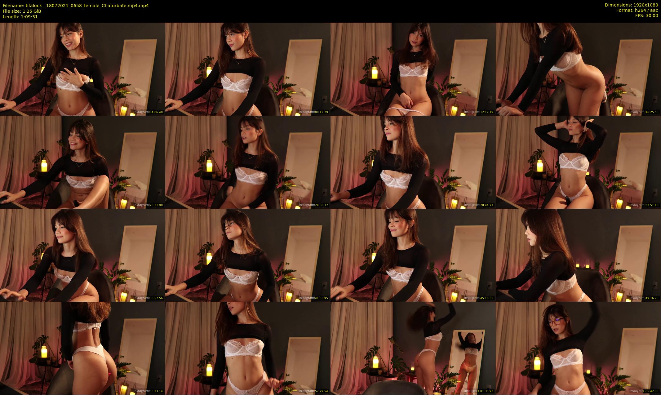 tifalock_ — 70 minute Chaturbate female cam show recording, 1080p, Jul 18, 2021