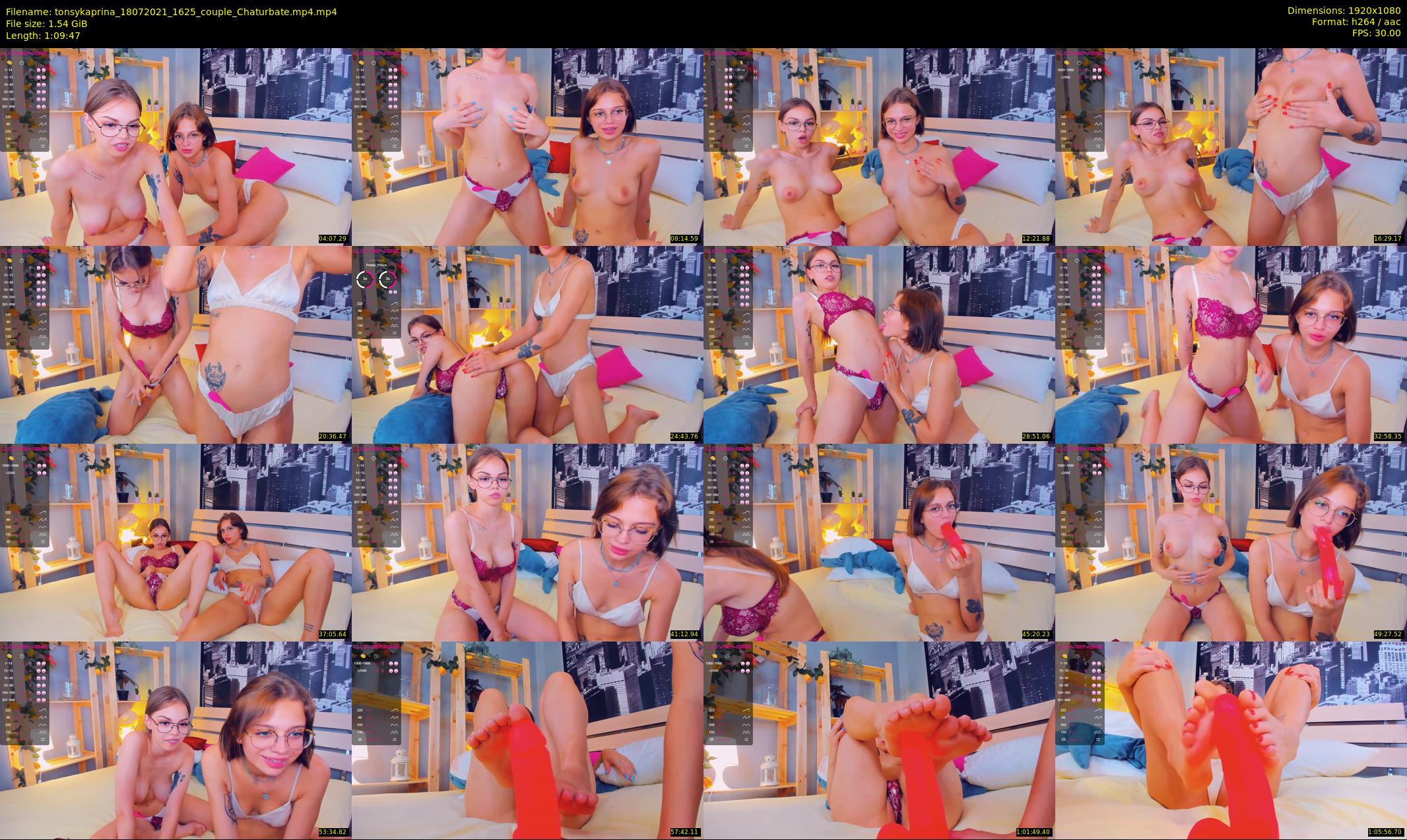 tonsykaprina — 70 minute Chaturbate couple cam show recording, 1080p, Jul 18, 2021