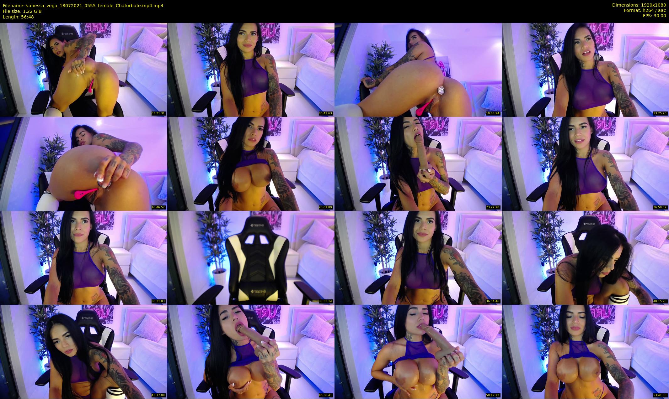 vanessa_vega — 57 minute Chaturbate female cam show recording, 1080p, Jul 18, 2021