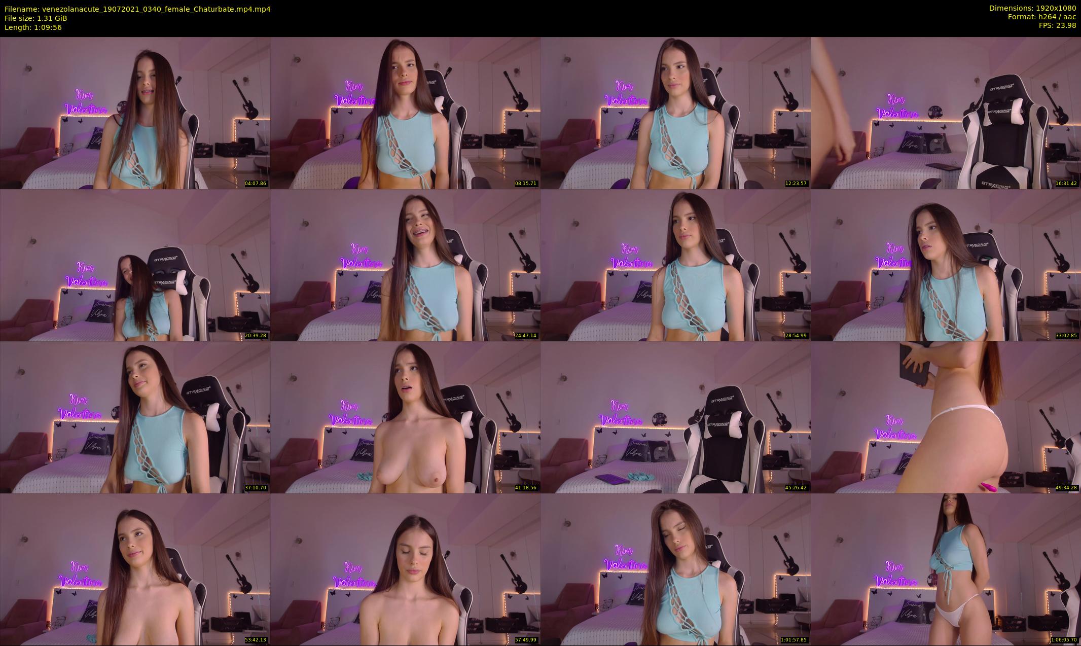 venezolanacute — 70 minute Chaturbate female cam show recording, 1080p, Jul 19, 2021