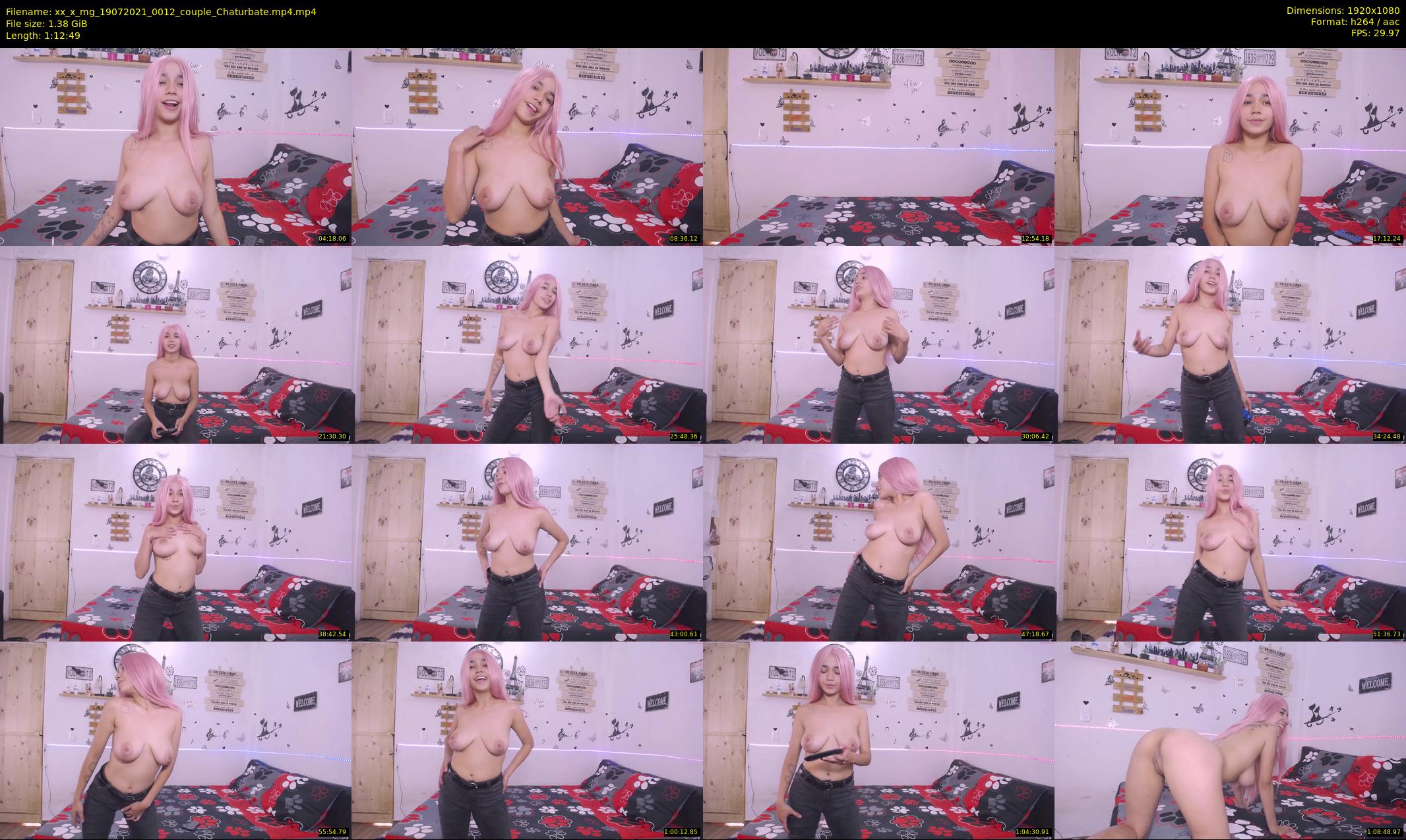 xx_x_mg — 73 minute Chaturbate couple cam show recording, 1080p, Jul 19, 2021