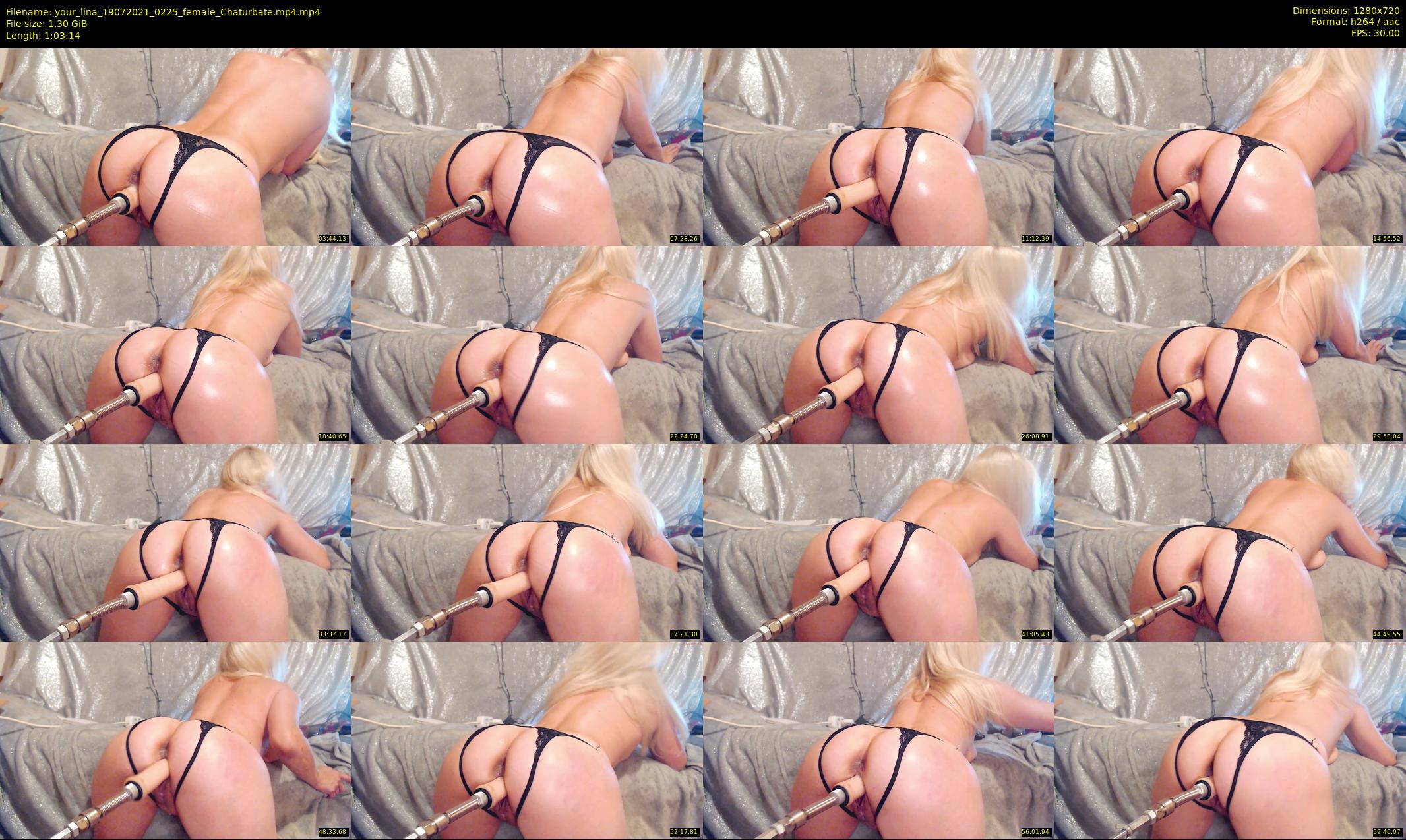 your_lina — 64 minute Chaturbate female cam show recording, 720p, Jul 19, 2021