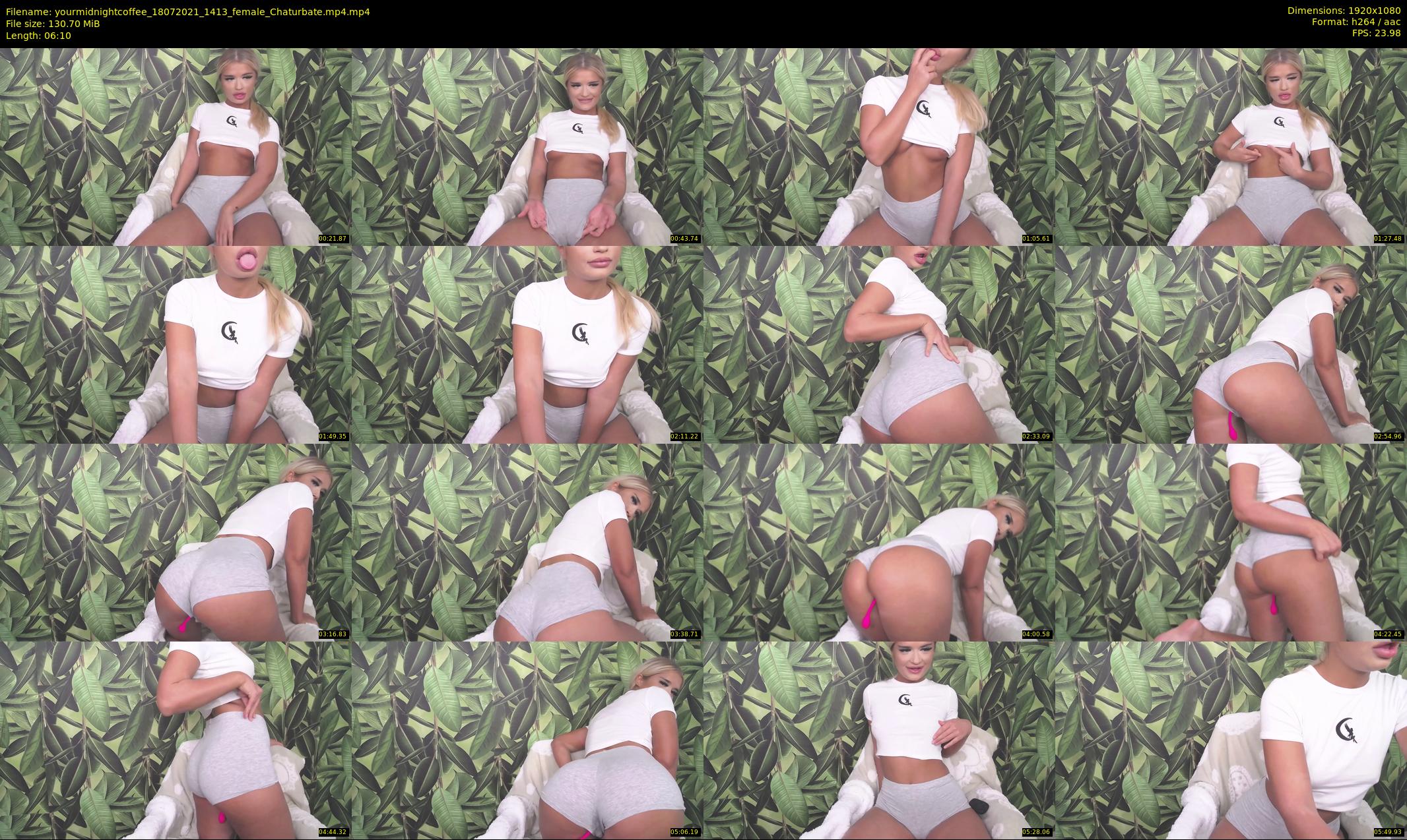 yourmidnightcoffee — 7 minute Chaturbate female cam show recording, 1080p, Jul 18, 2021