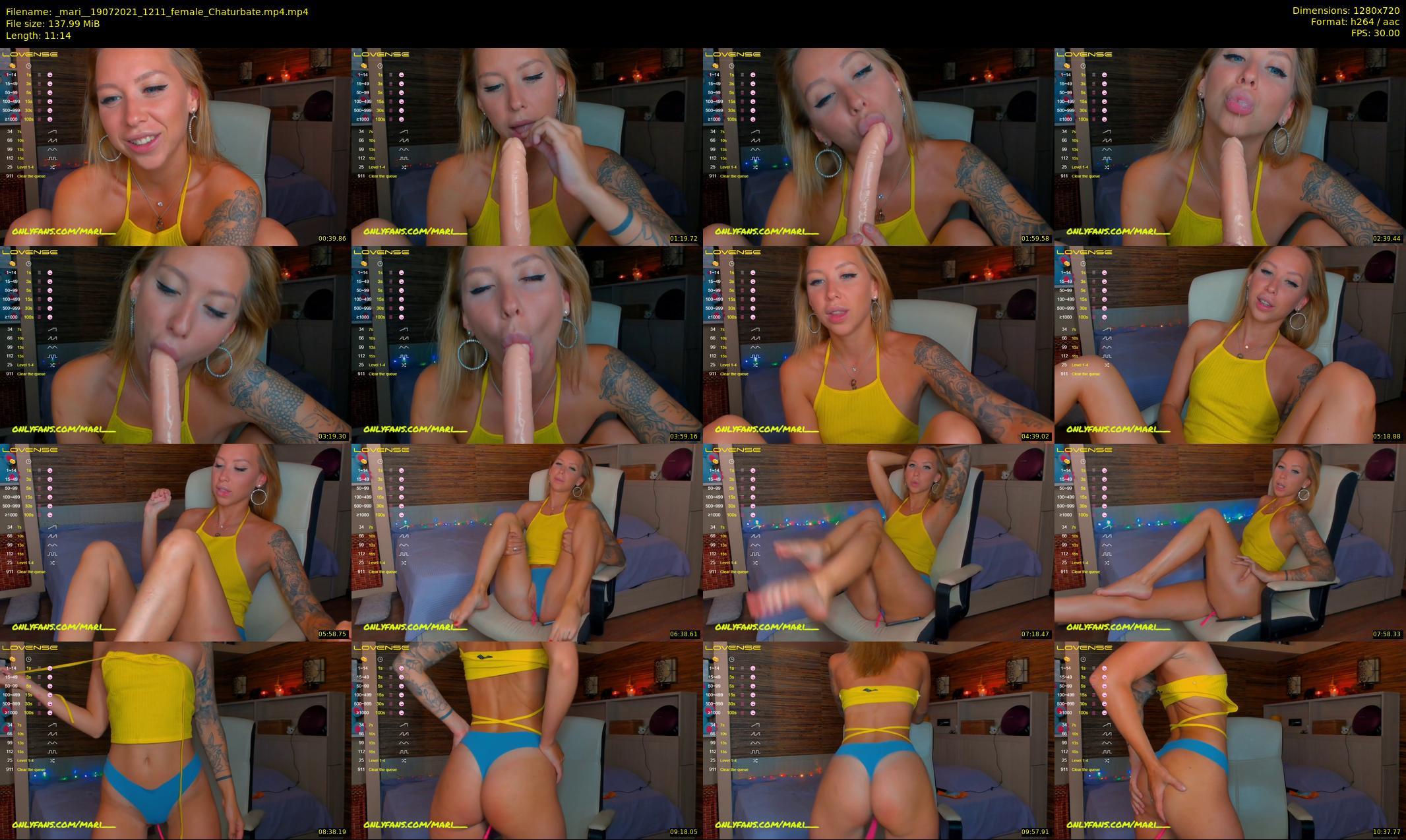 _mari_ — 12 minute Chaturbate female cam show recording, 720p, Jul 19, 2021